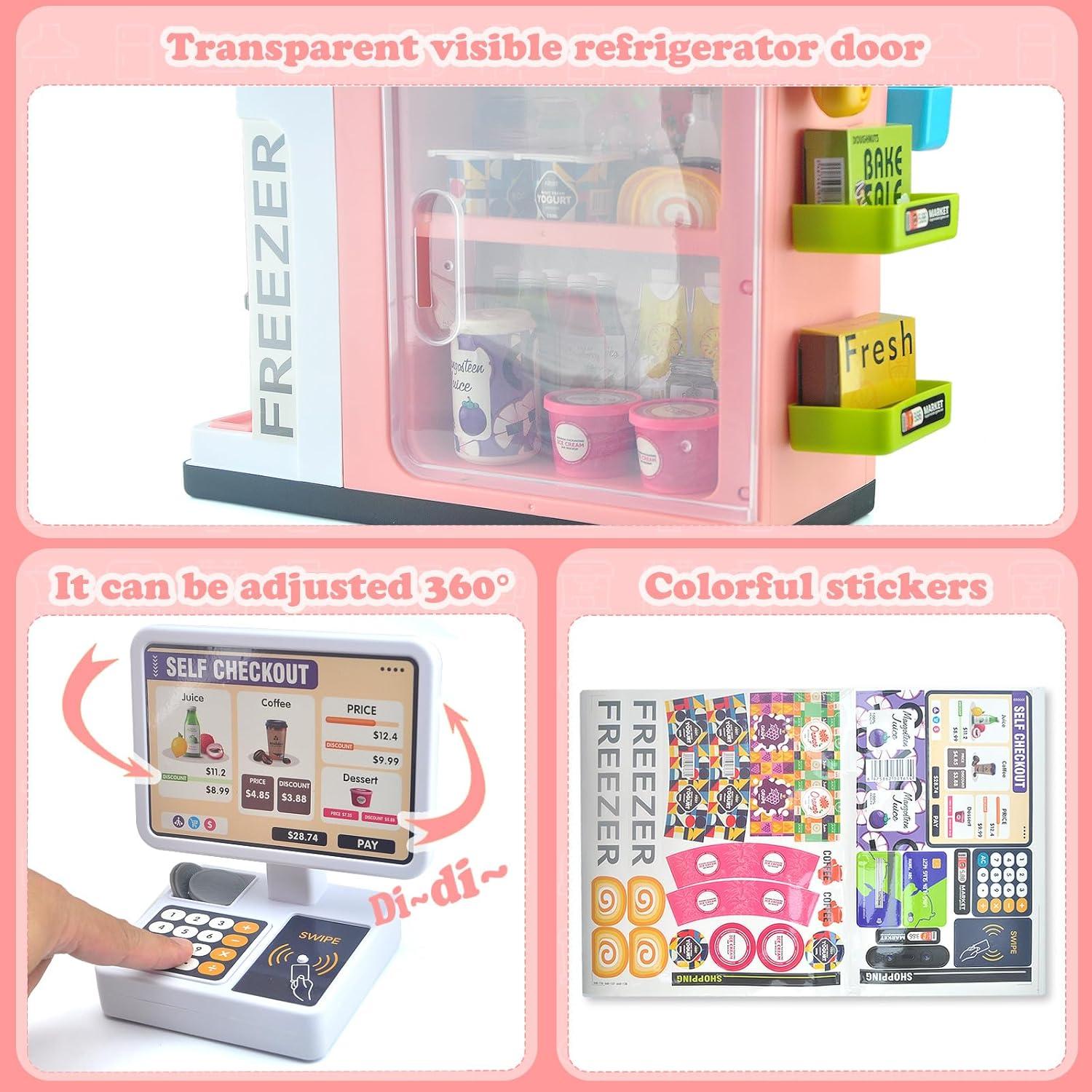 Juego de Registro de Caja de Juguete CYYSFIVQZ Rosa 46 Piezas