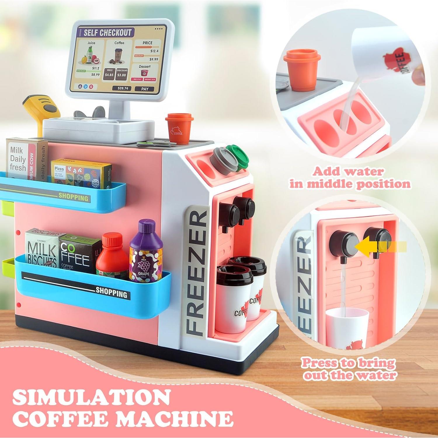 Juego de Registro de Caja de Juguete CYYSFIVQZ Rosa 46 Piezas