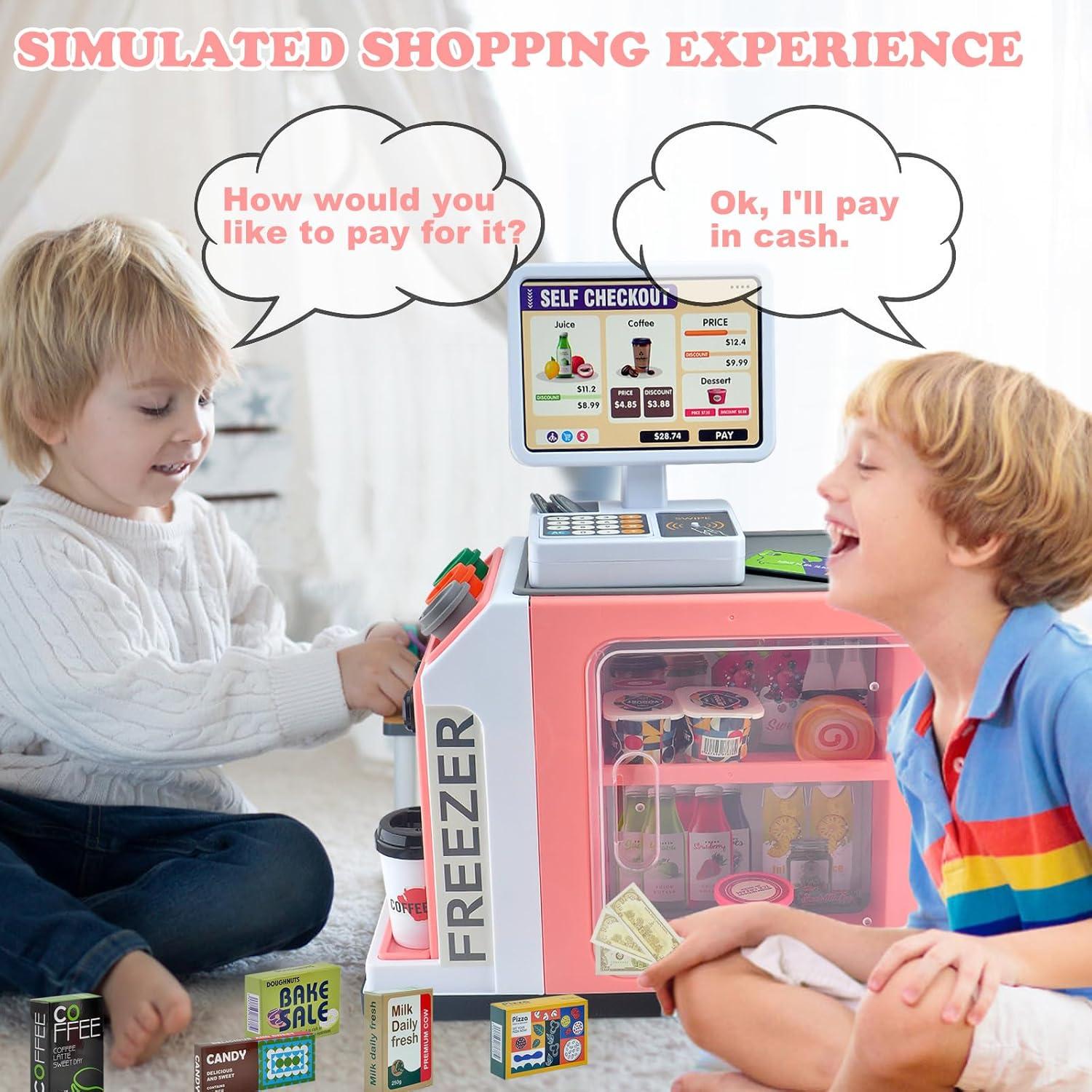 Juego de Registro de Caja de Juguete CYYSFIVQZ Rosa 46 Piezas