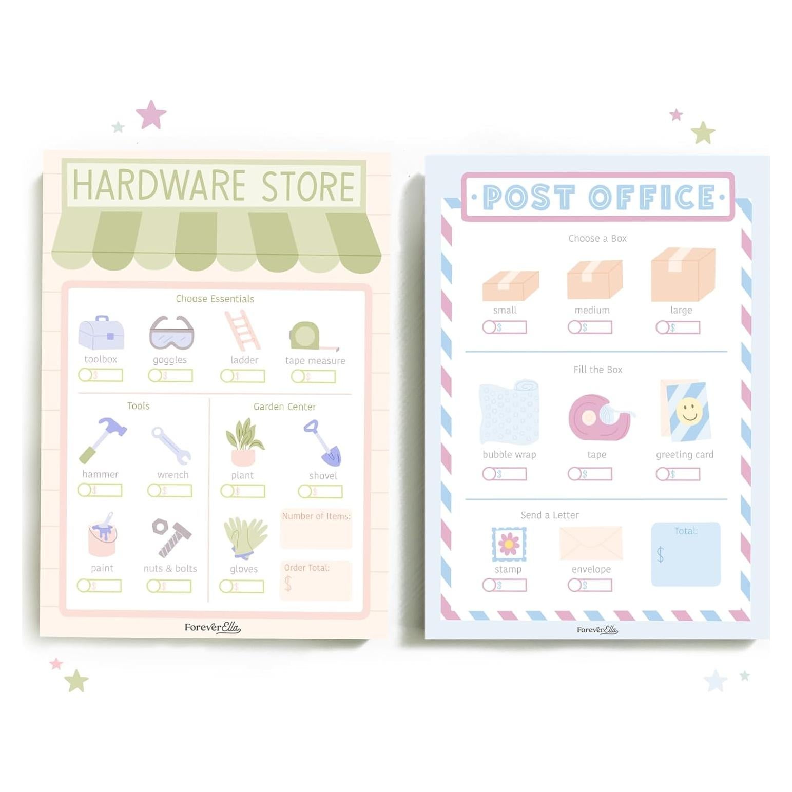 Set de Bloc de Notas de Juego de Imaginación ForeverElla