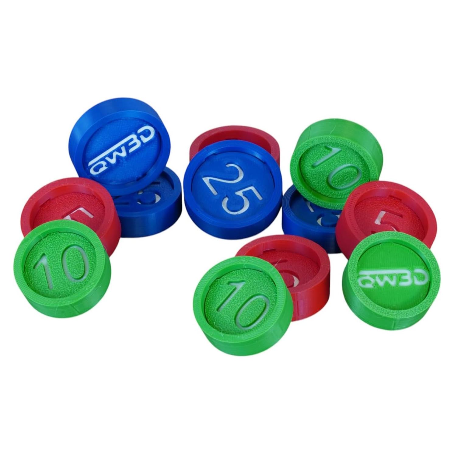 Monedas Ecológicas para Caja Registradora Fisher Price - 12 Piezas