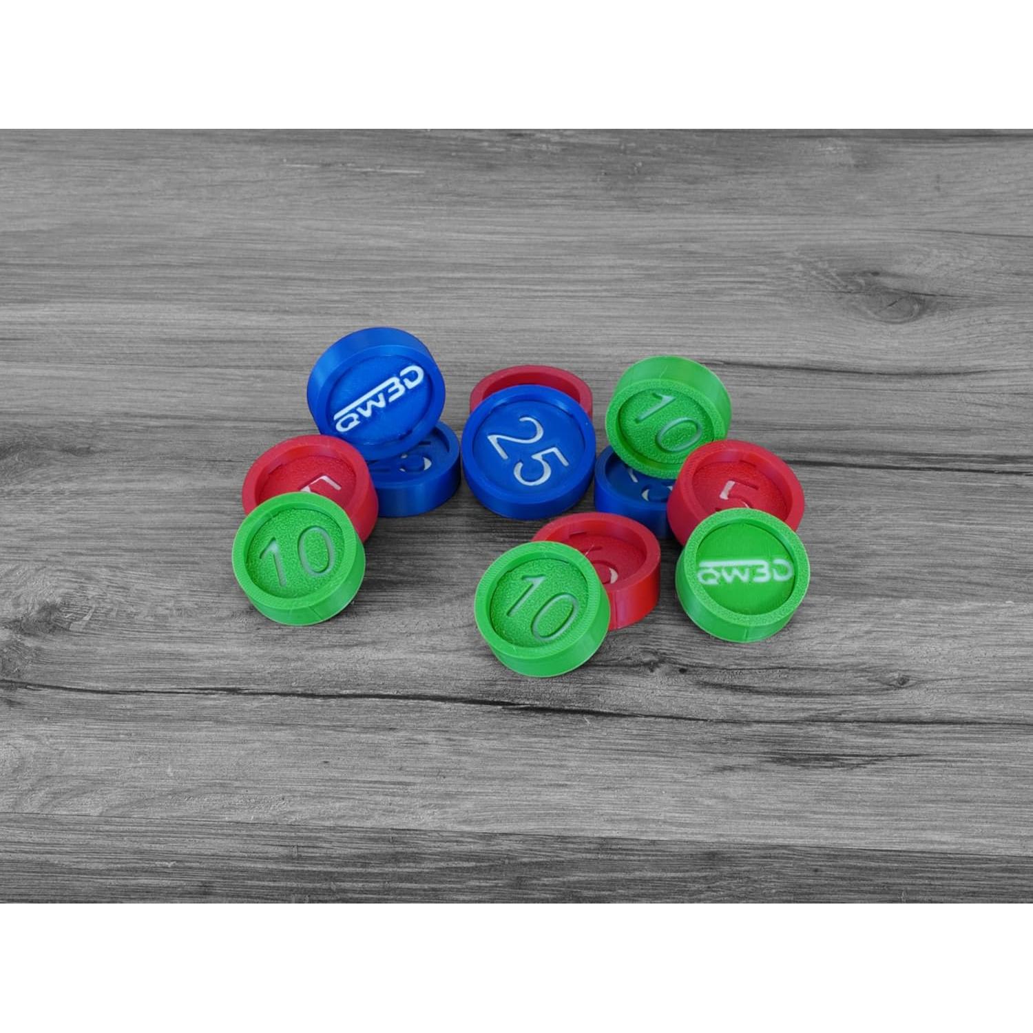 Monedas Ecológicas para Caja Registradora Fisher Price - 12 Piezas