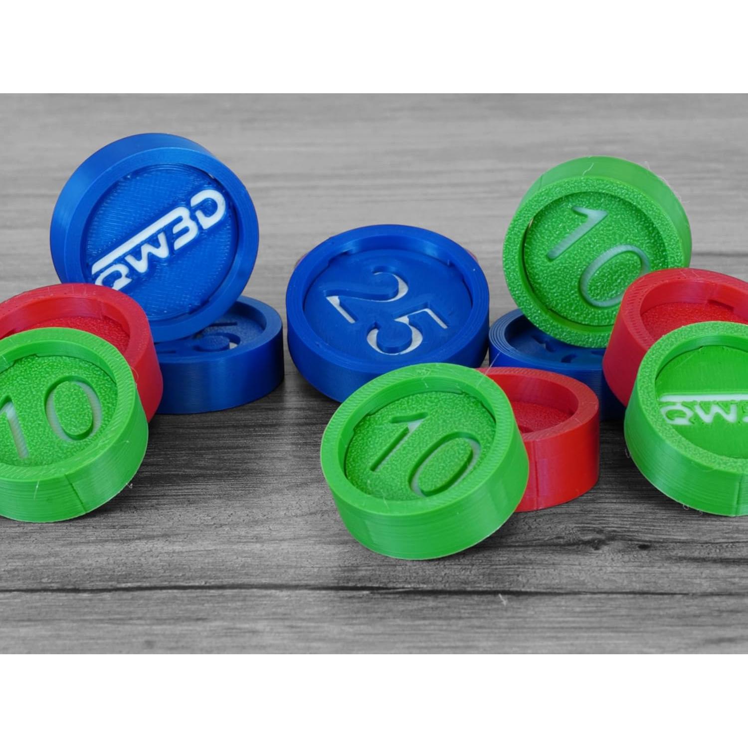 Monedas Ecológicas para Caja Registradora Fisher Price - 12 Piezas