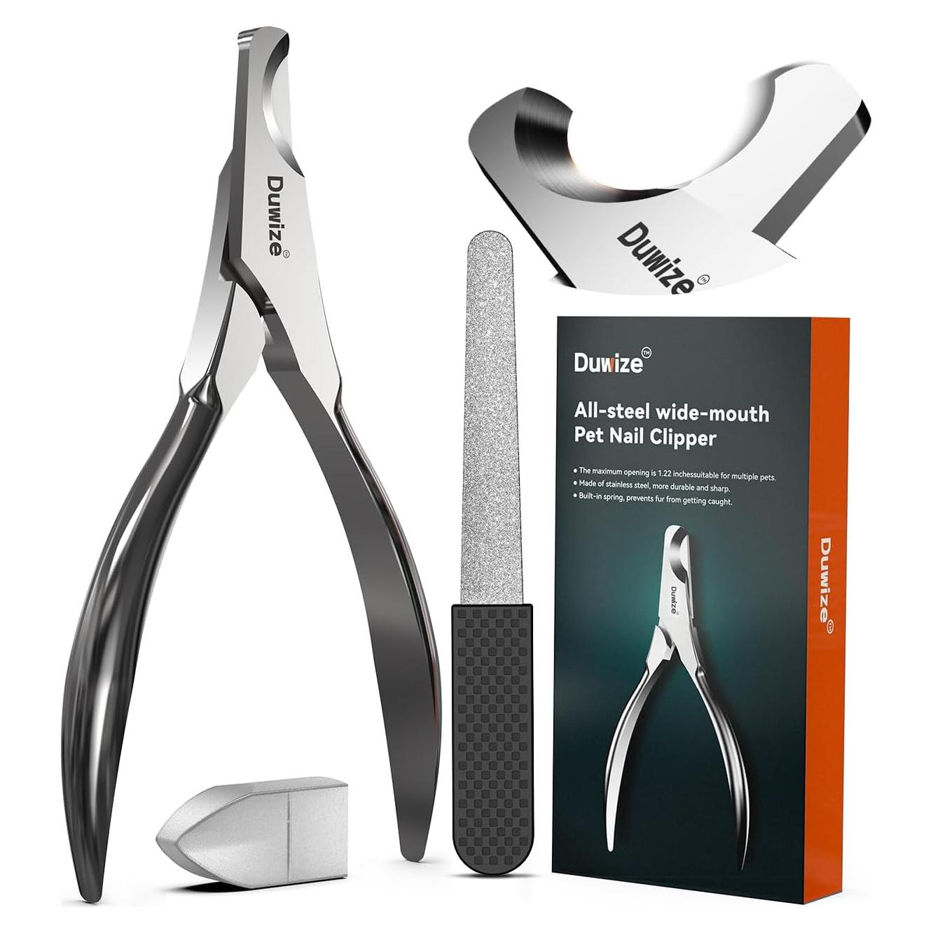 Cortauñas para Perros Duwize - Acero Inoxidable 31mm, Resorte