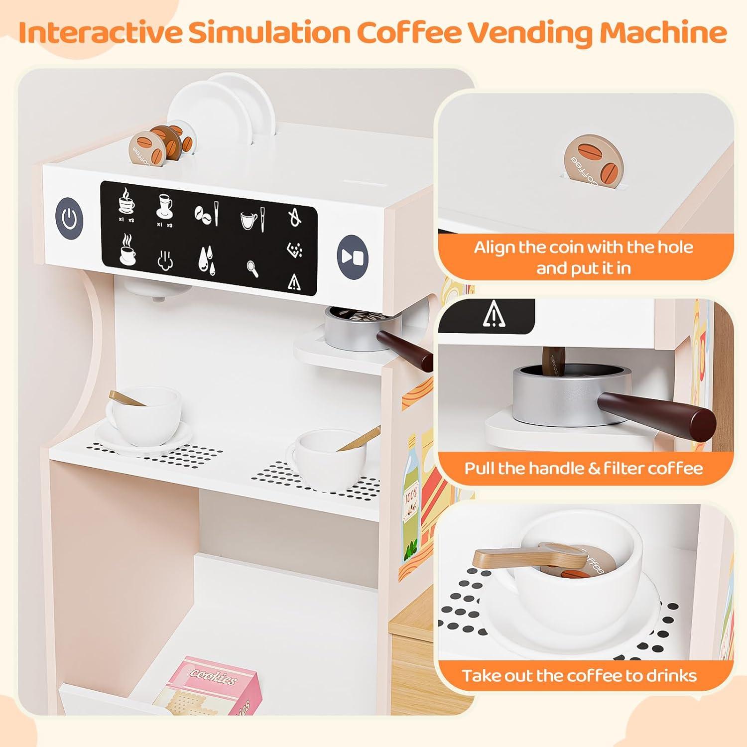 Juego de Imaginación JOYMOR Tienda de Abarrotes de Madera