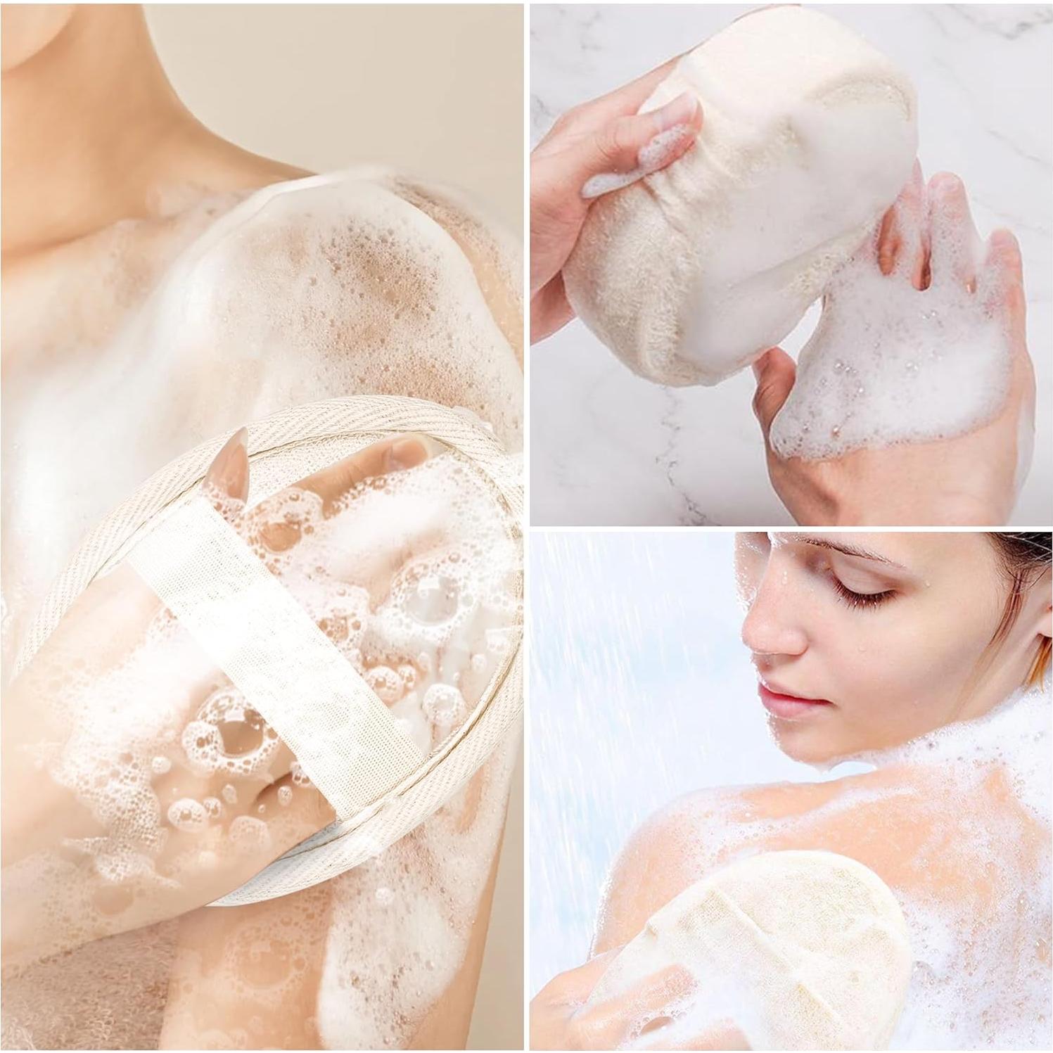 Esponja de Lufa Natural Exfoliante Treeswin - 3 Piezas