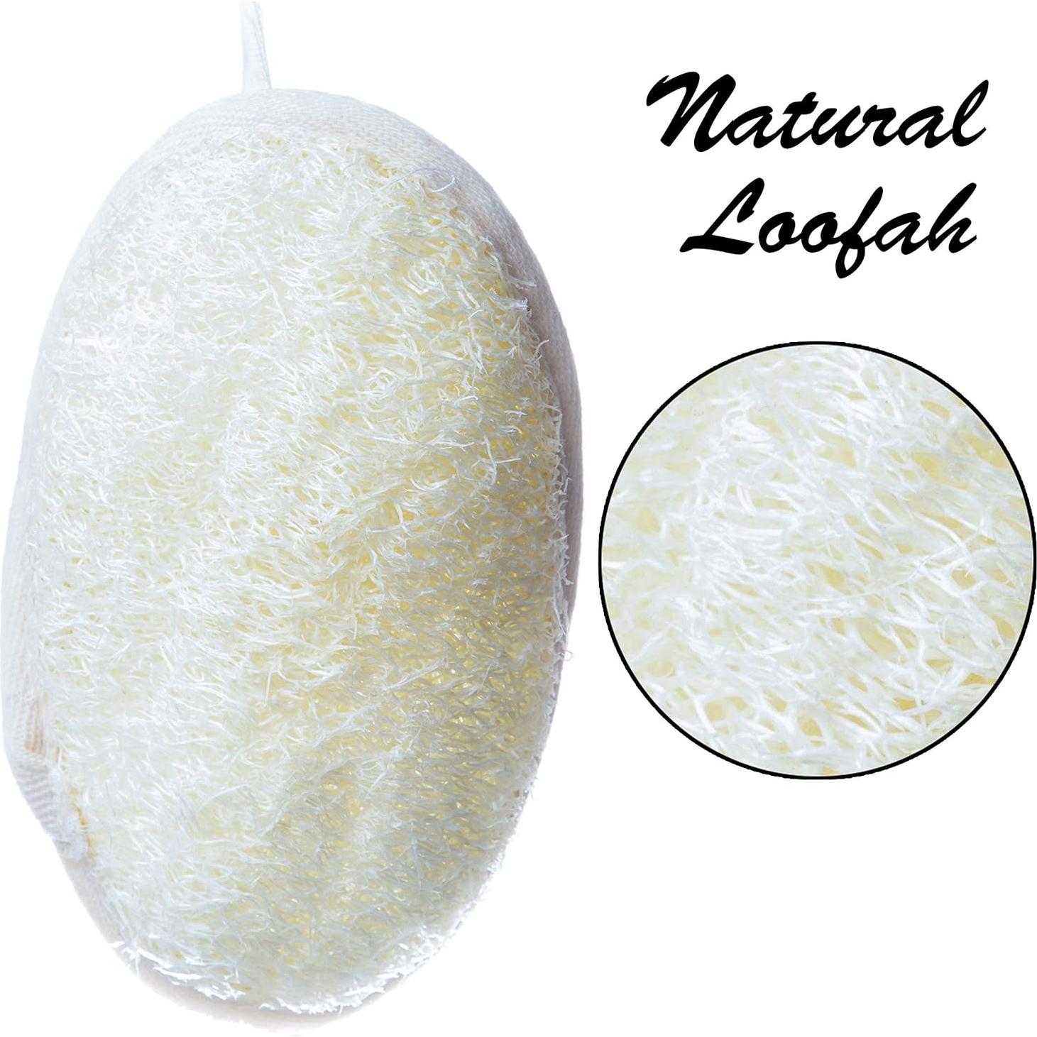 Paquete de 6 Almohadillas de Lufa Natural 15 cm - Leporem