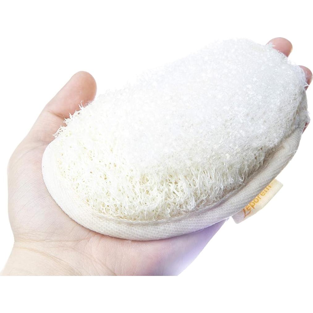 Paquete de 6 Almohadillas de Lufa Natural 15 cm - Leporem