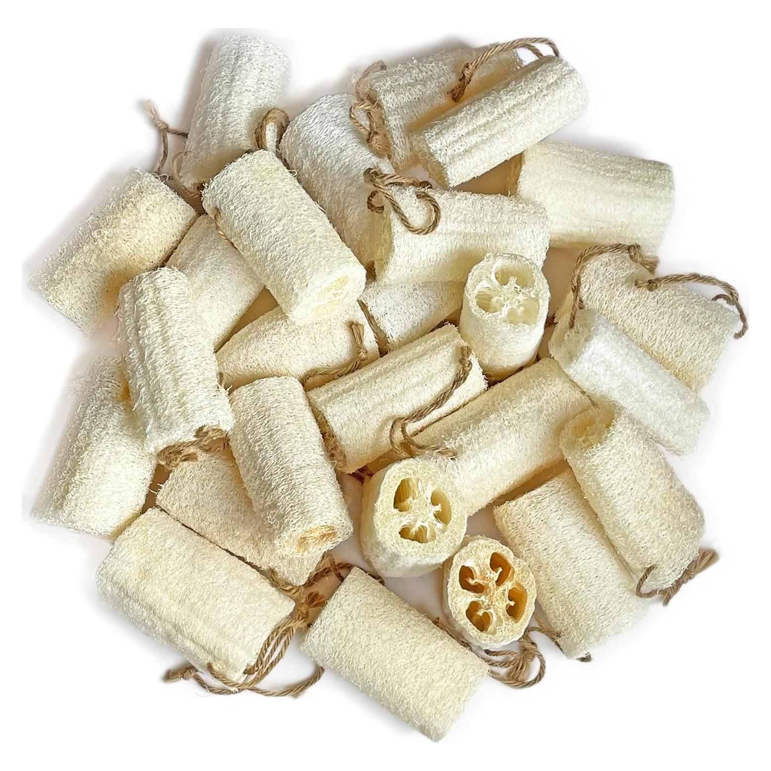 Esponja Exfoliante Natural de Lufa Tang Karrey - Paquete de 24