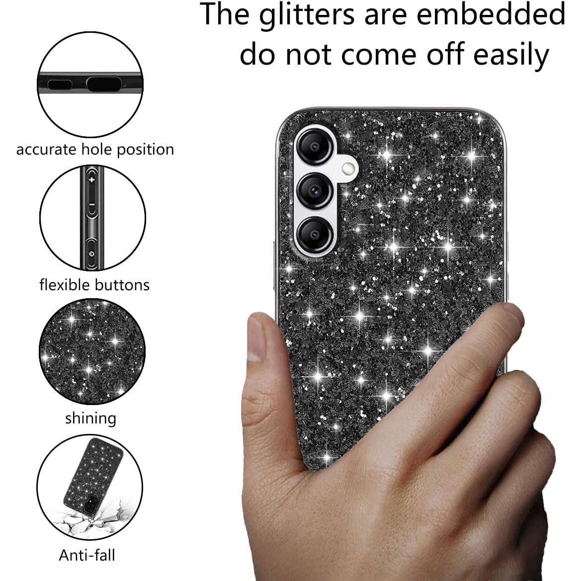 Funda a Prueba de Golpes Anlalish para Samsung A54 5G - Negro