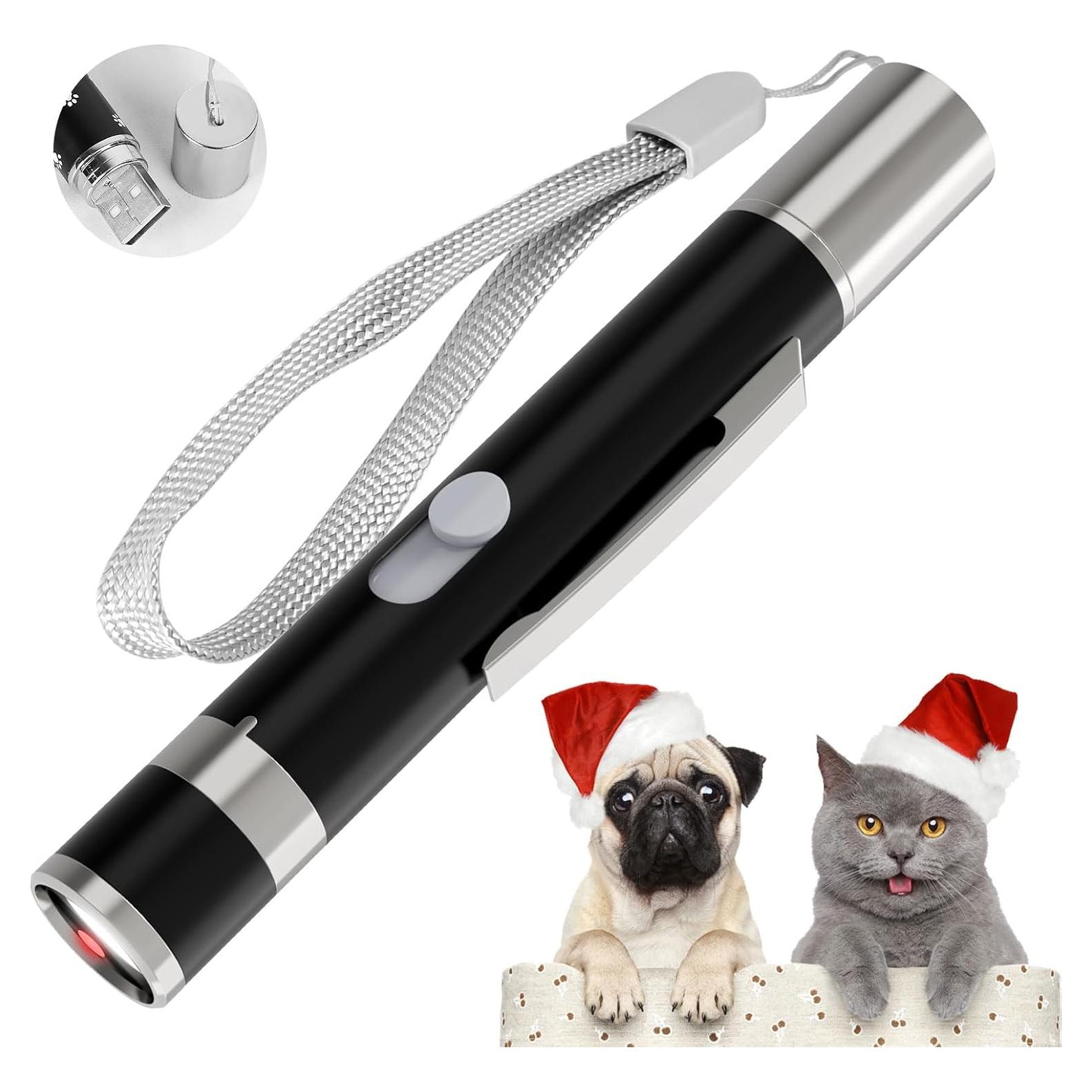 Juguete Interactivo para Gatos Waputne, Recargable USB, 5 Patrones
