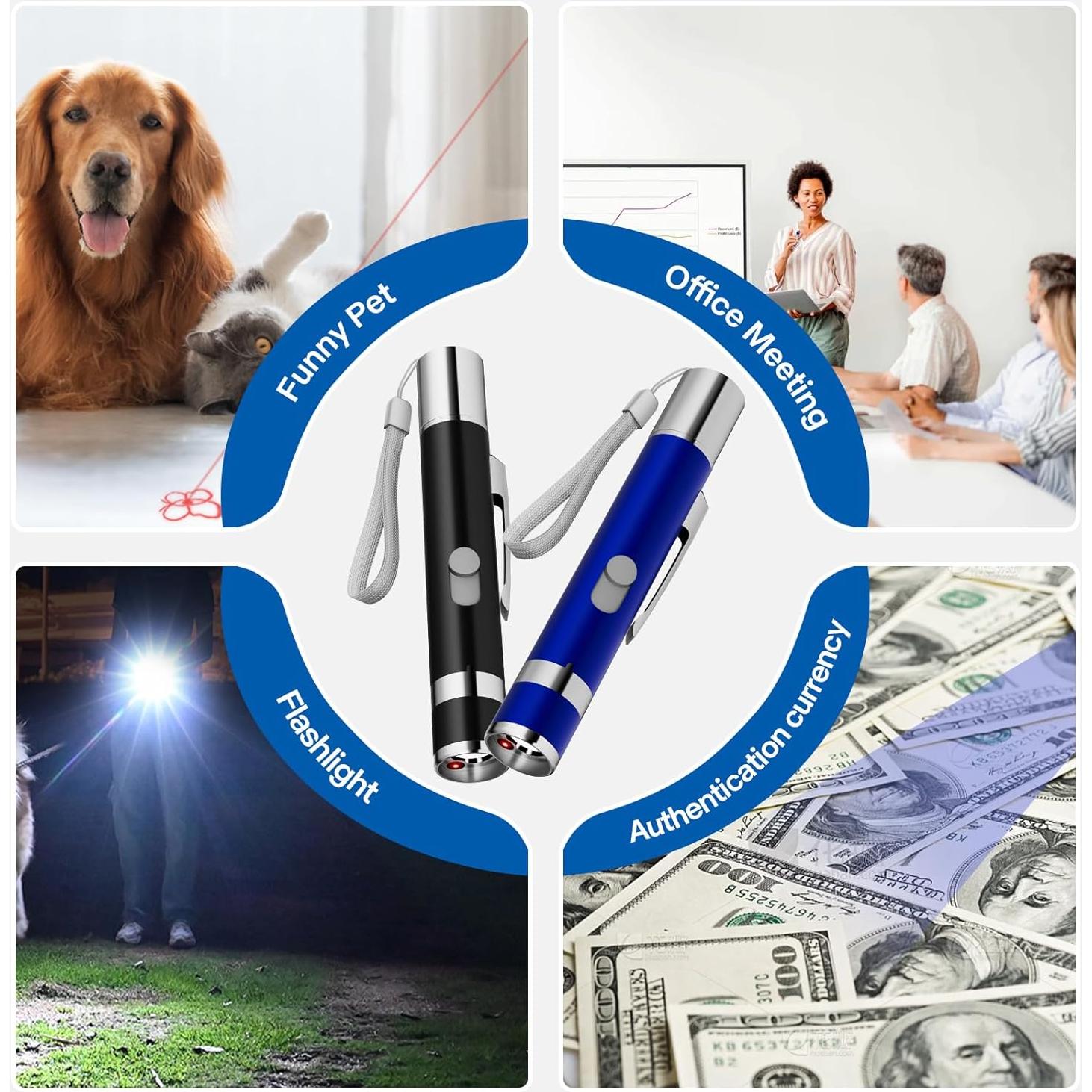 Juguete Interactivo para Gatos MeliInma Puntero LED Recargable