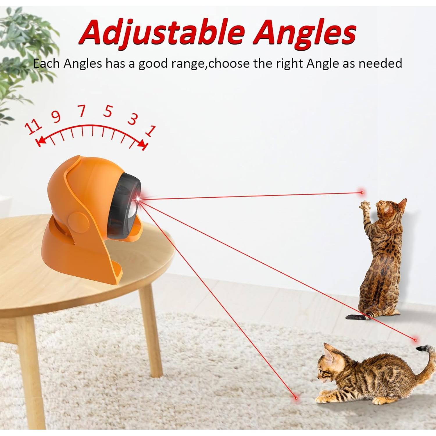 Juguete láser automático para gatos Mdupw recargable 9.14cm