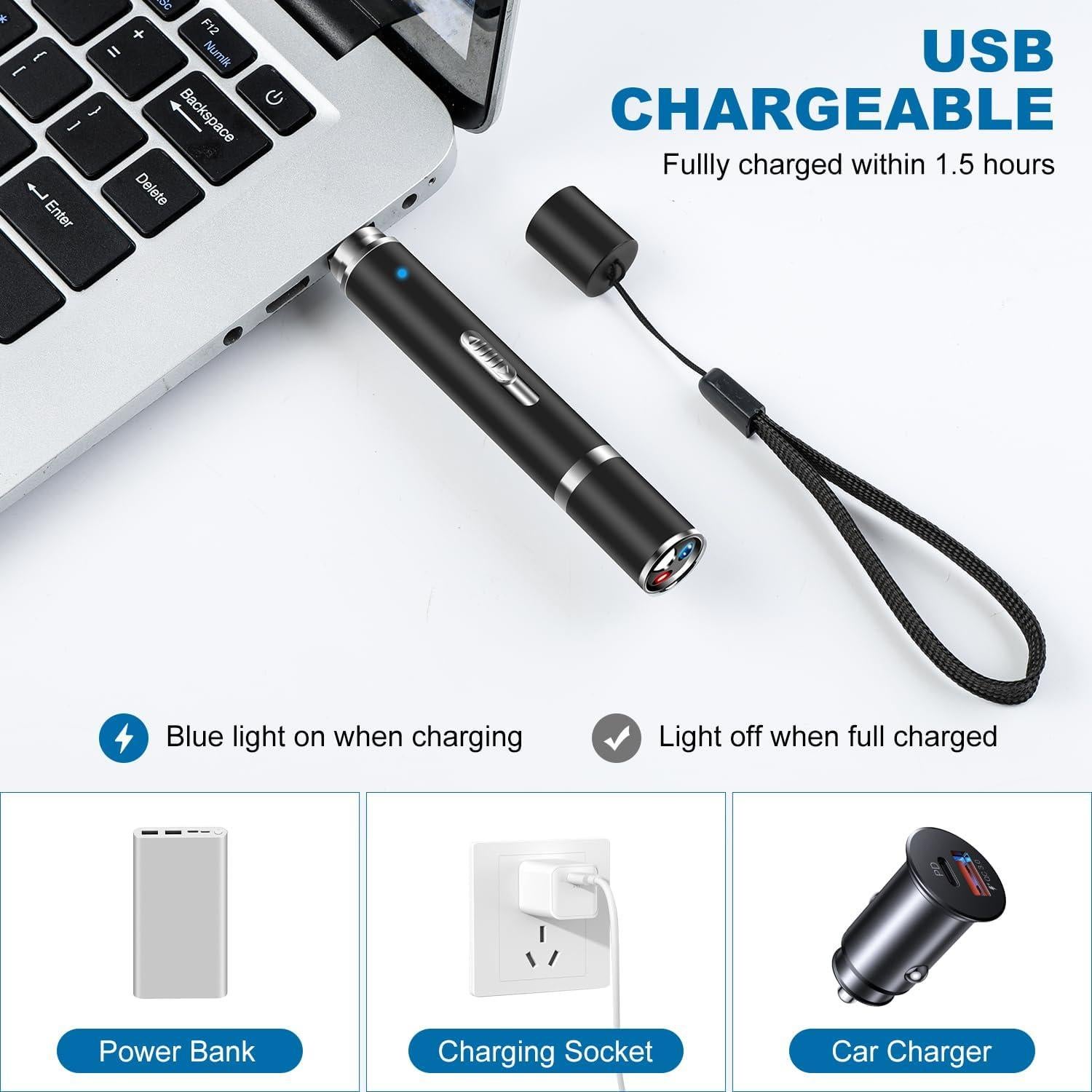 Puntero Láser Cowjag para Gatos y Perros, Carga USB, 7 Modos