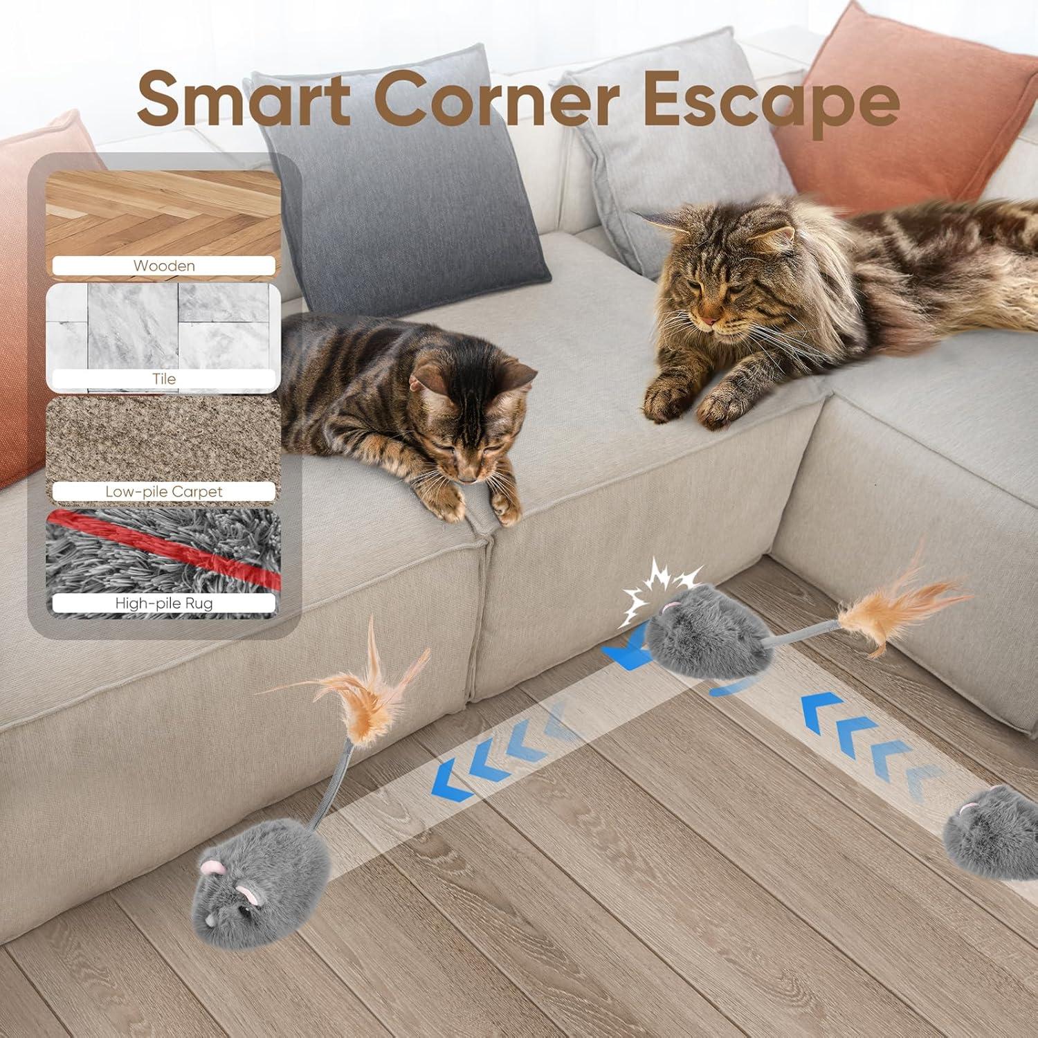 Juguete Interactivo para Gatos Pawingcat Control Remoto 3 Velocidades