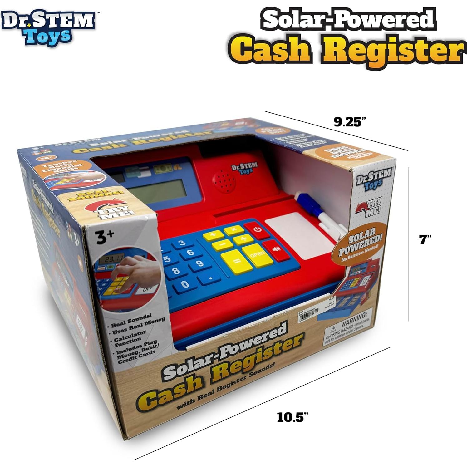 Caja Registradora Juguete Dr. STEM con Dinero - 67 Piezas