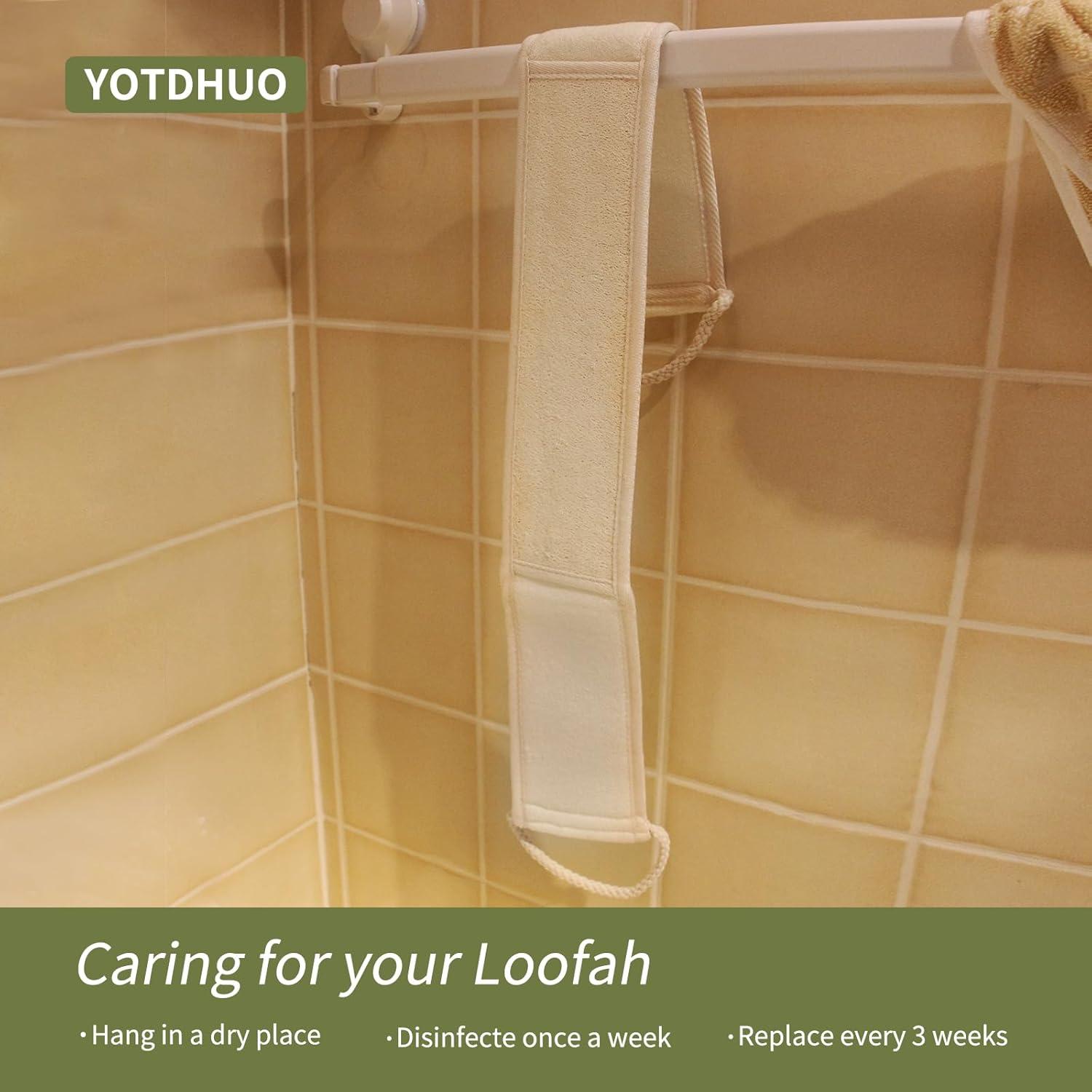 Esponja de Lufa Natural YOTDHUO para Espalda 78.7x9.4cm