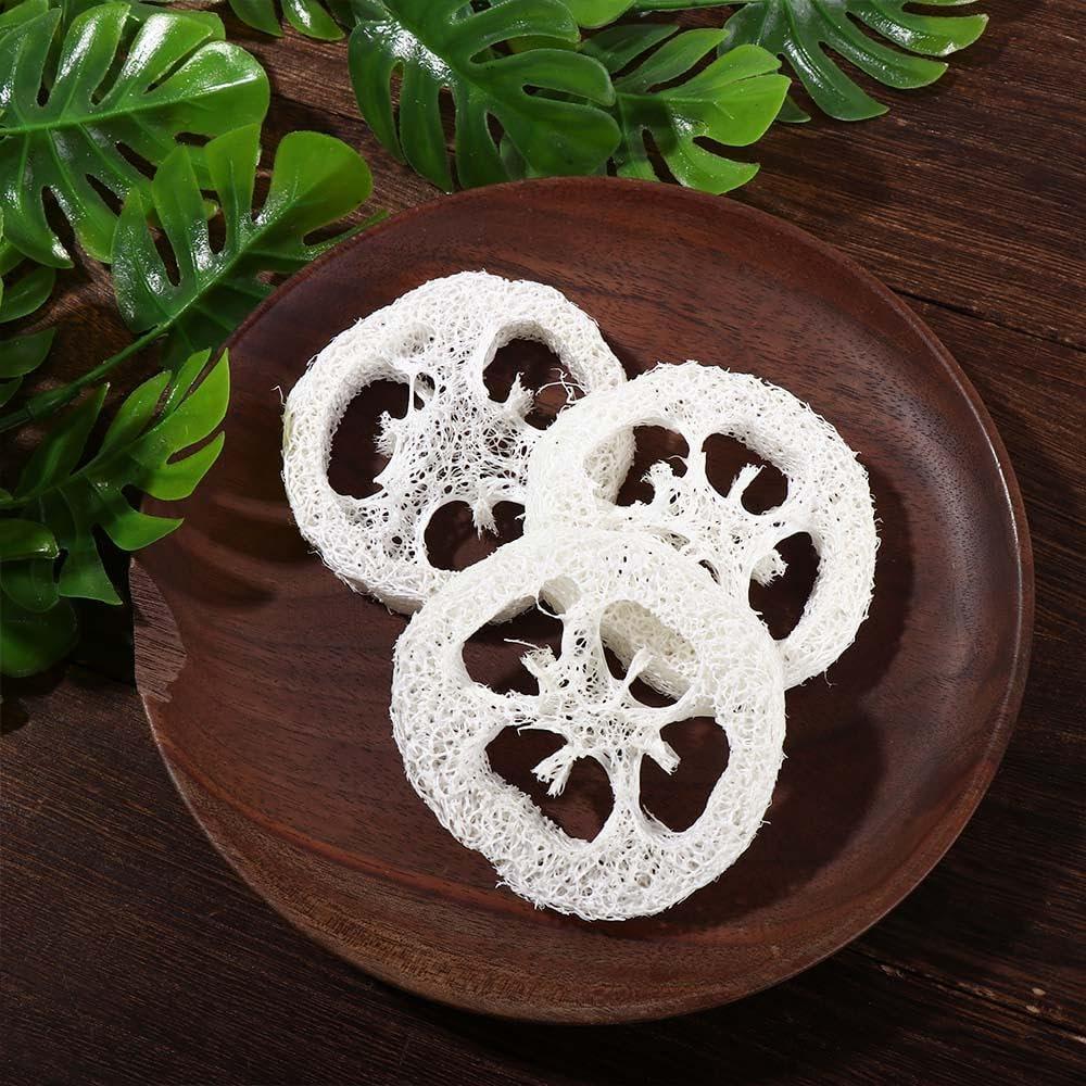 10 Rodajas de Luffa Natural Kopida para Jabón Exfoliante