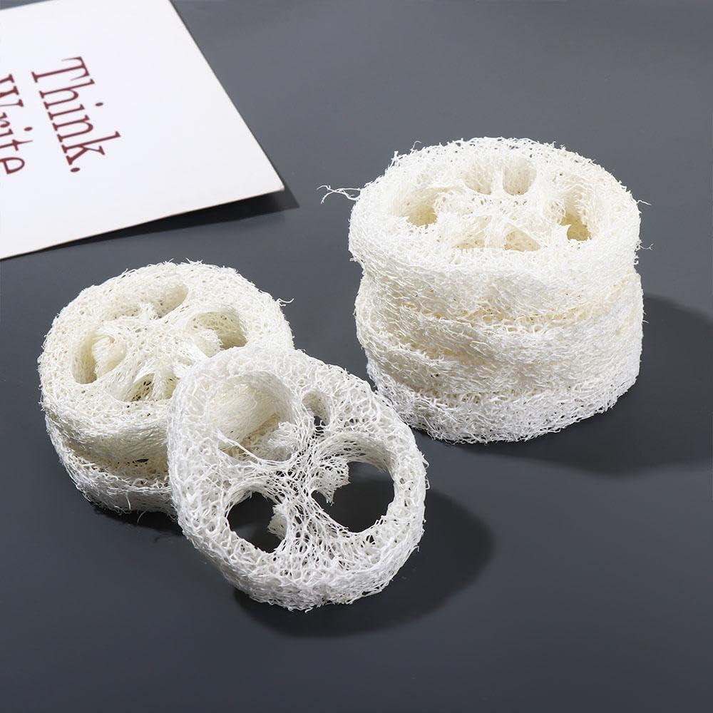 10 Rodajas de Luffa Natural Kopida para Jabón Exfoliante