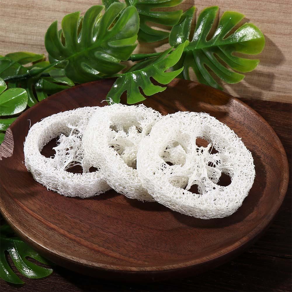 10 Rodajas de Luffa Natural Kopida para Jabón Exfoliante