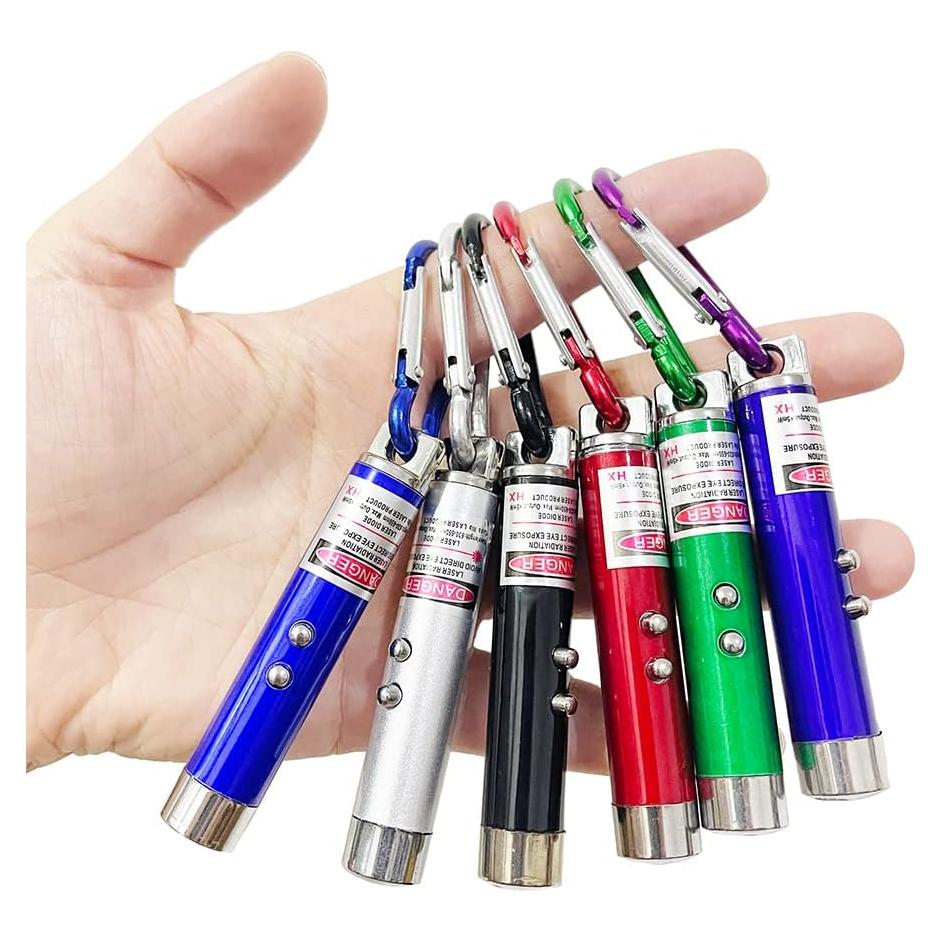 6 Pcs Juguetes Puntero Láser para Gatos y Perros Yiwu