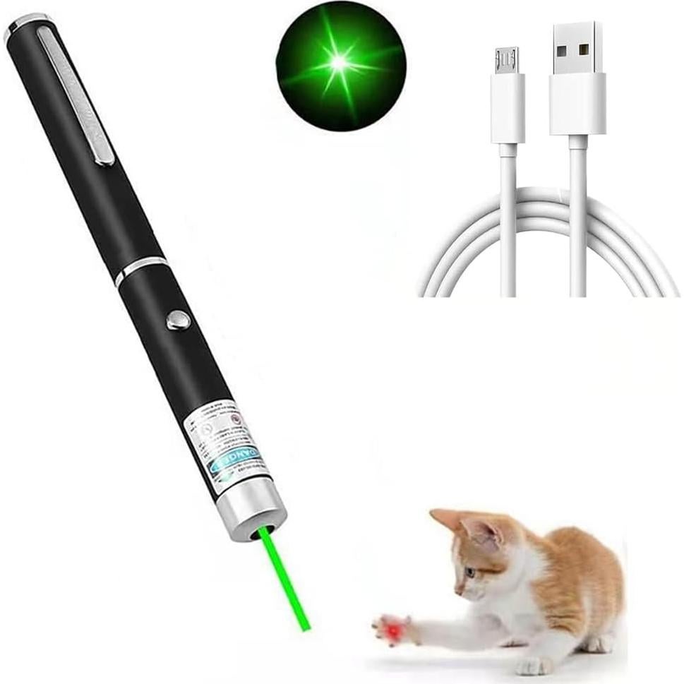 Puntero Láser Interactivo Recargable para Gatos y Perros - 3 Pcs