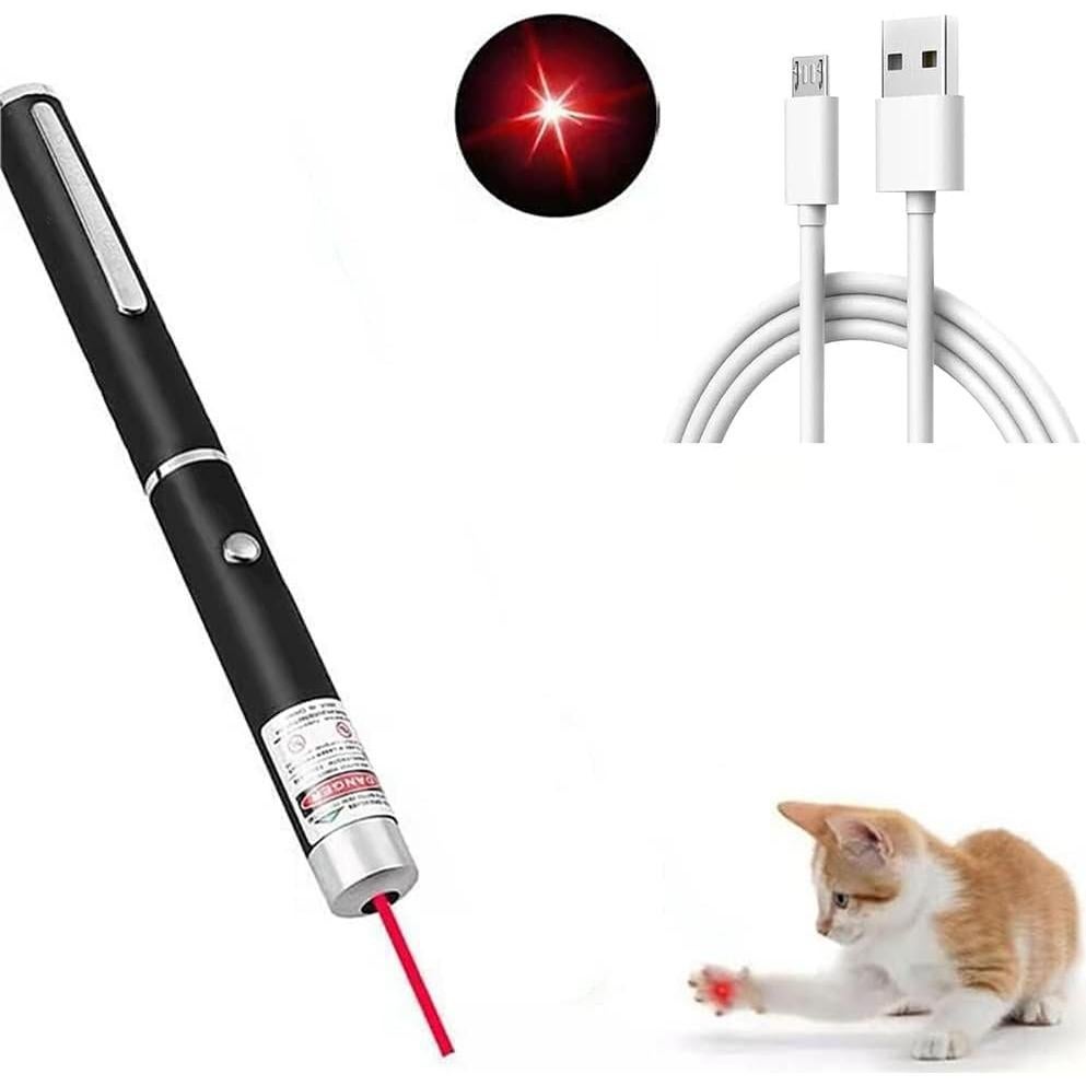 Puntero Láser Interactivo Recargable para Gatos y Perros - 3 Pcs