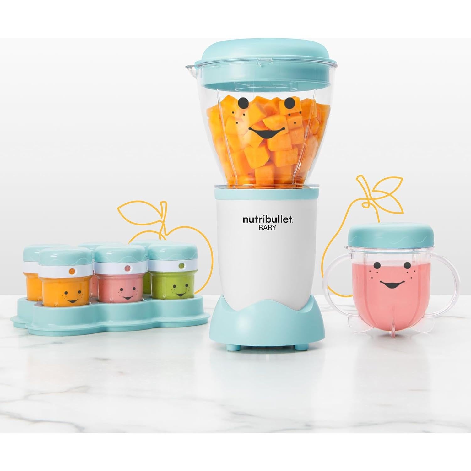Sistema de Preparación de Comida para Bebés NutriBullet NBY-50100 900ml