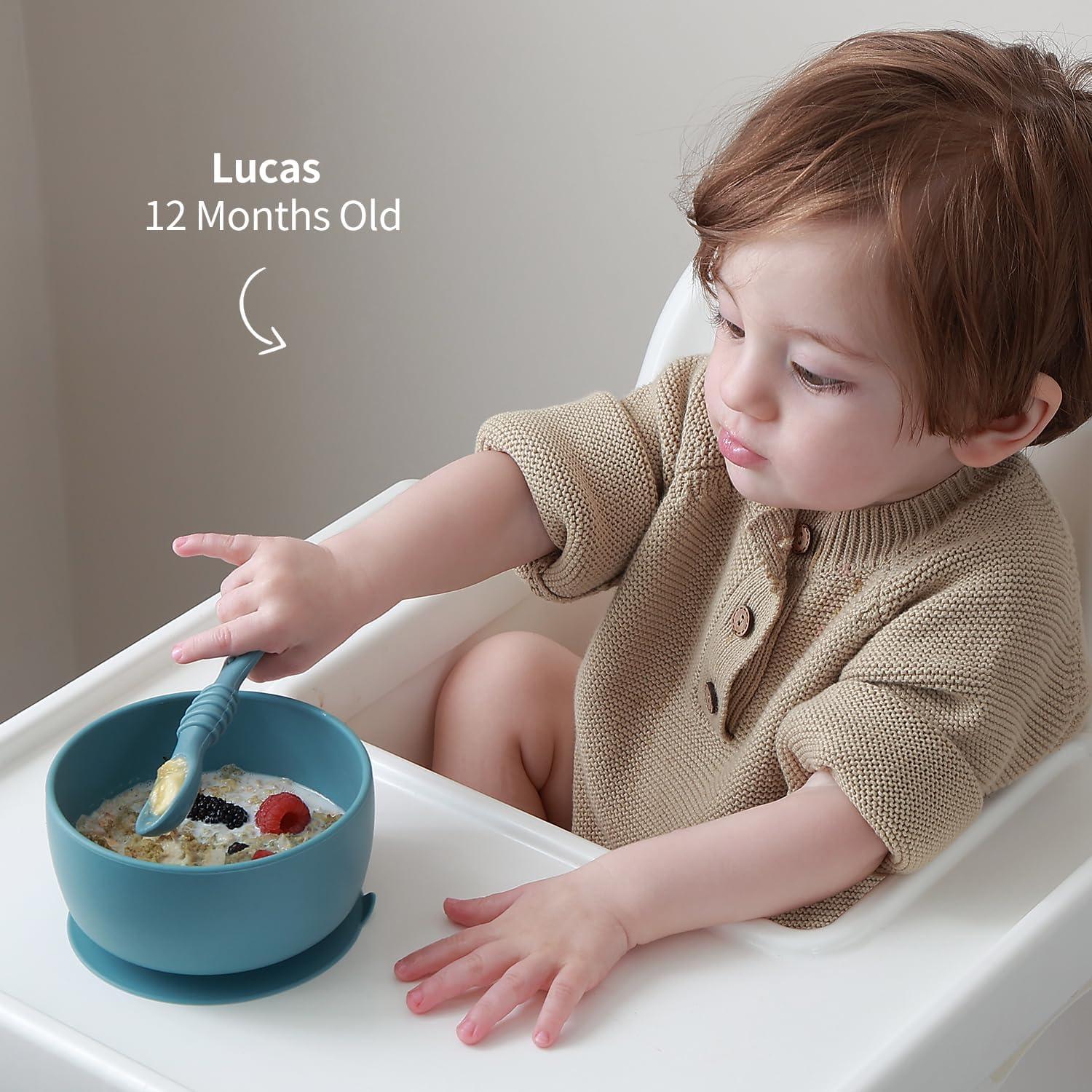 Conjunto de Alimentación SAMiGO: Tazón con Succión y Cuchara