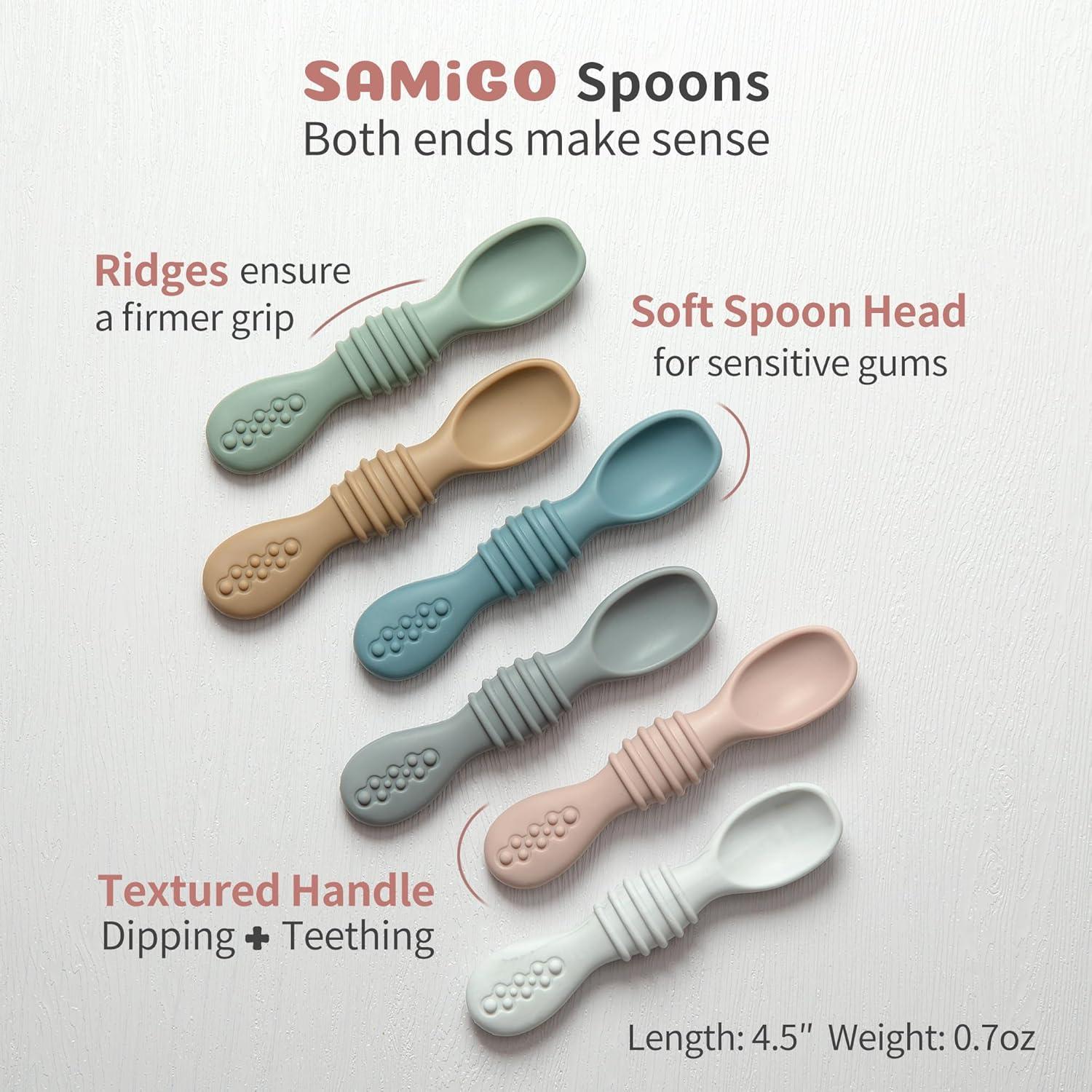 Conjunto de Alimentación SAMiGO: Tazón con Succión y Cuchara