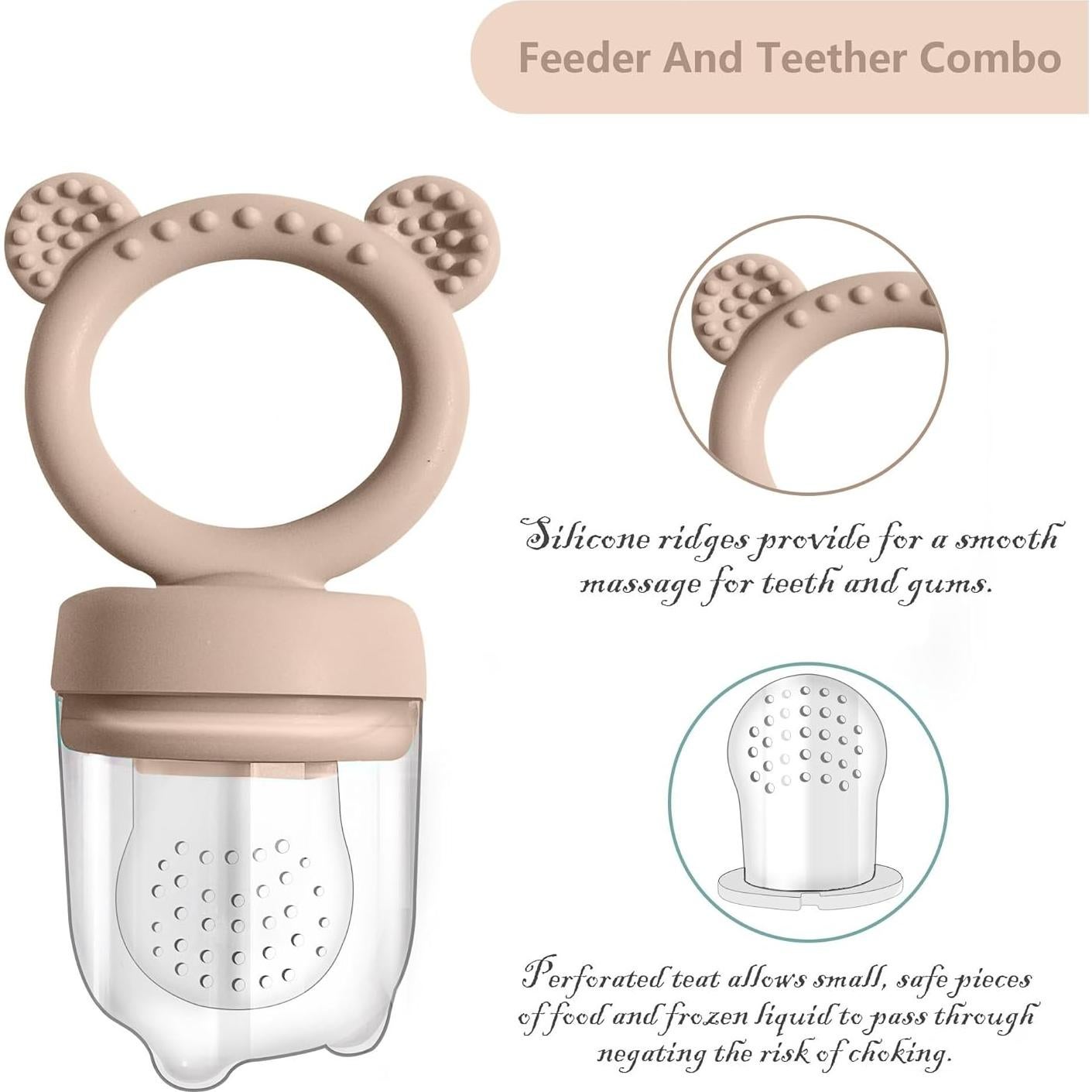 Bandeja de Chupete de Leche Materna y Alimentador Silicona