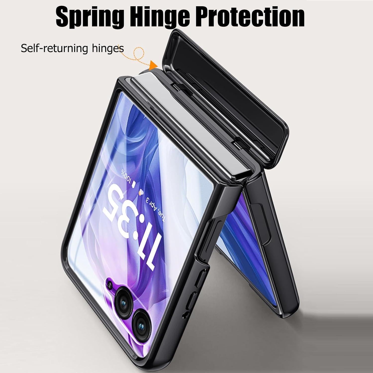 Funda Transparente Clatoxi para Motorola Razr 50 Ultra 2024