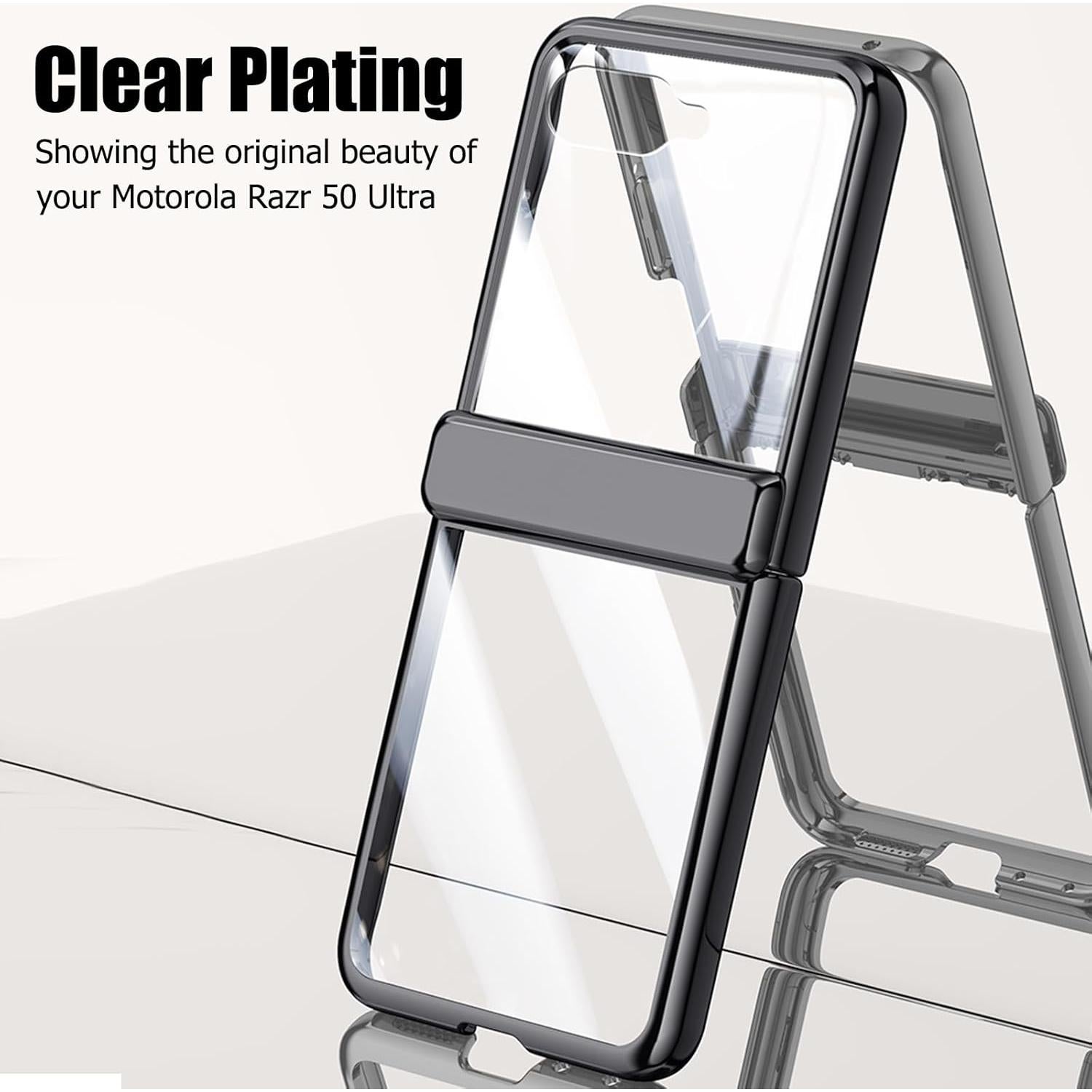 Funda Transparente Clatoxi para Motorola Razr 50 Ultra 2024