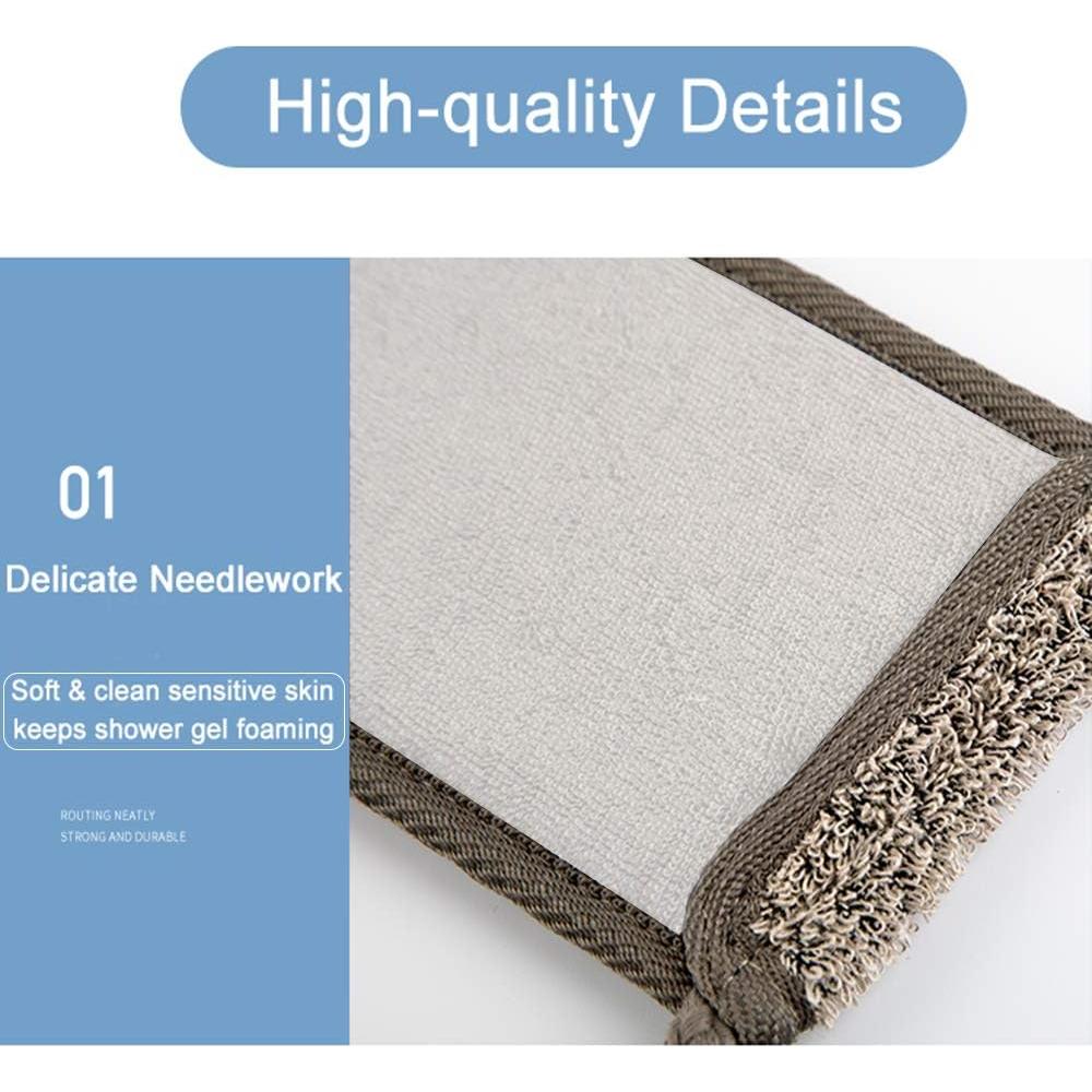 Esponja de Espalda Exfoliante IYOOH de Lino Natural 89cm