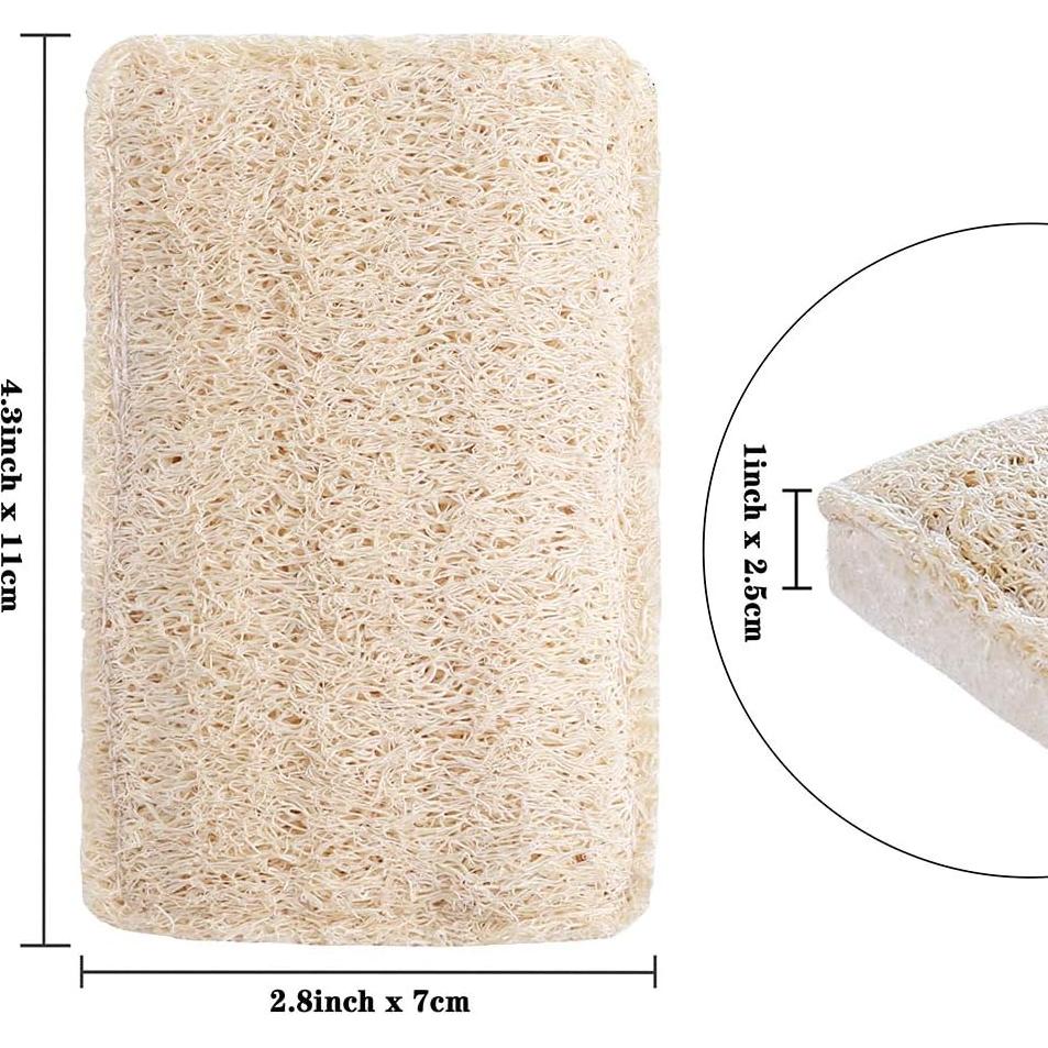 Esponjas de Cocina Ecológicas WANGDA.G 6PCS Biodegradables