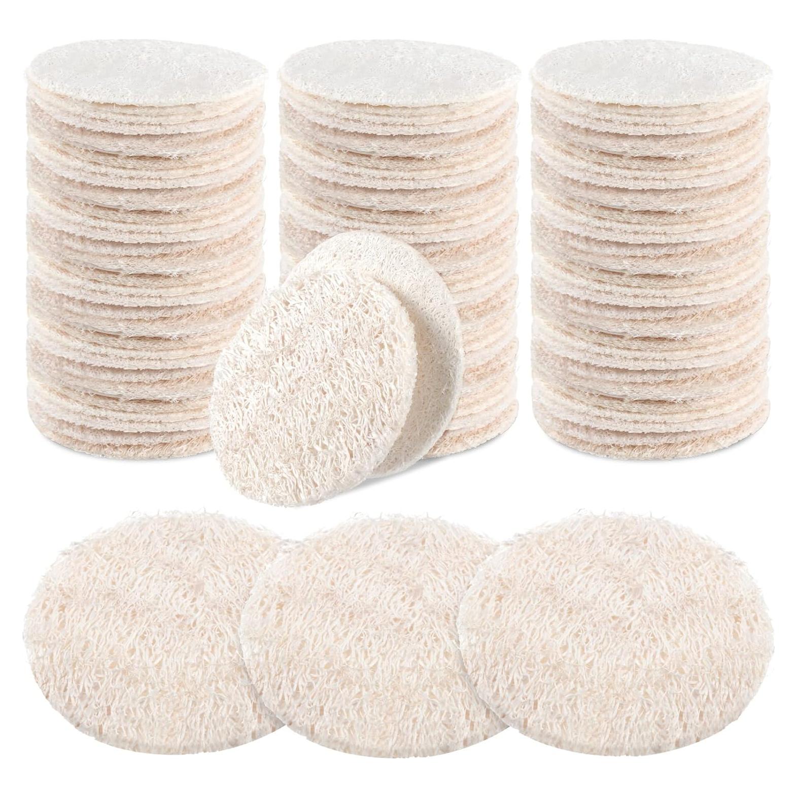Esponjas Exfoliantes de Lufa Natural Bokon - 100 Pcs 6 cm