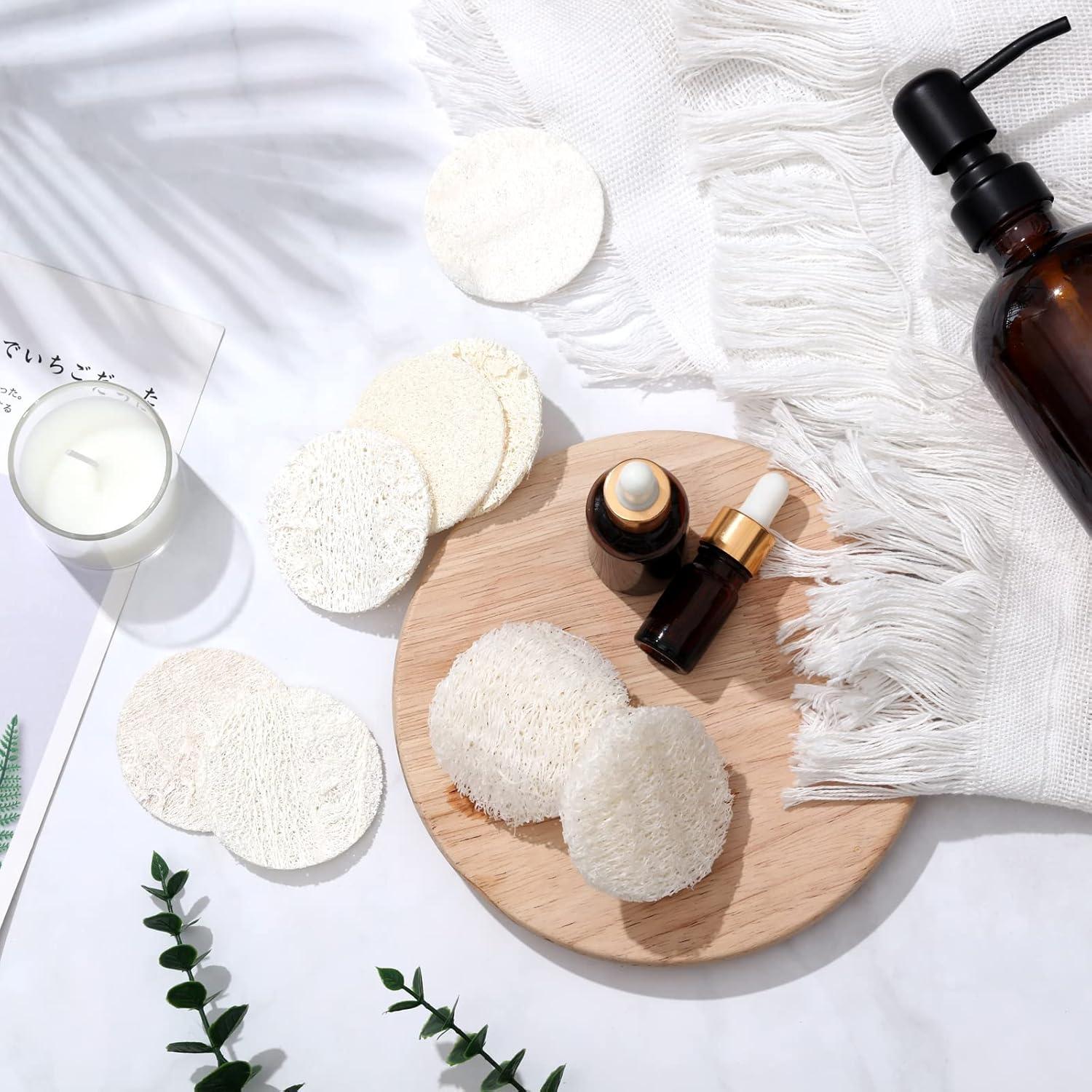 Esponjas Exfoliantes de Lufa Natural Bokon - 100 Pcs 6 cm