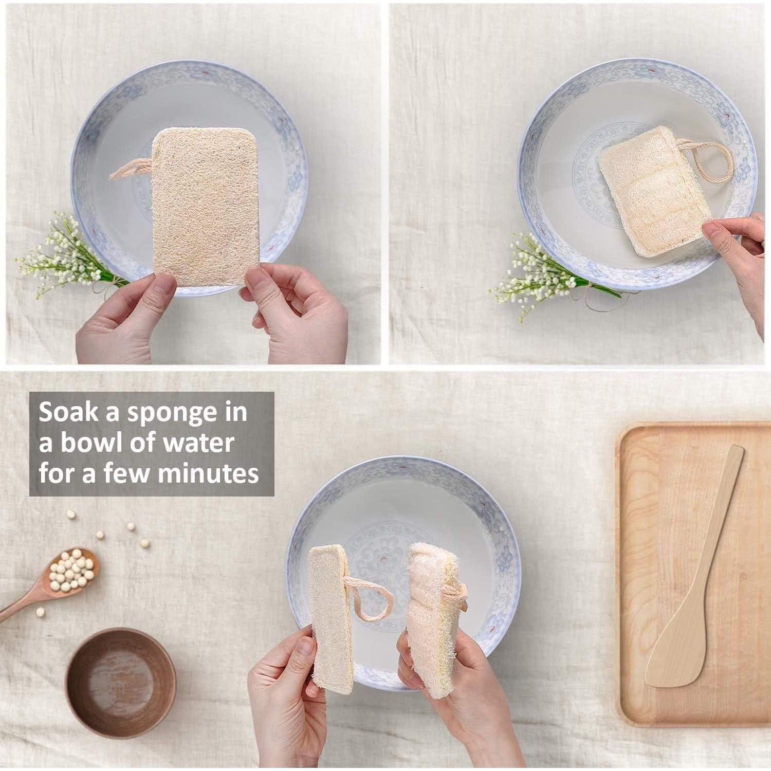 Esponjas de Lavar Platos Ecológicas Eplanita - 12 Unidades de Lufa