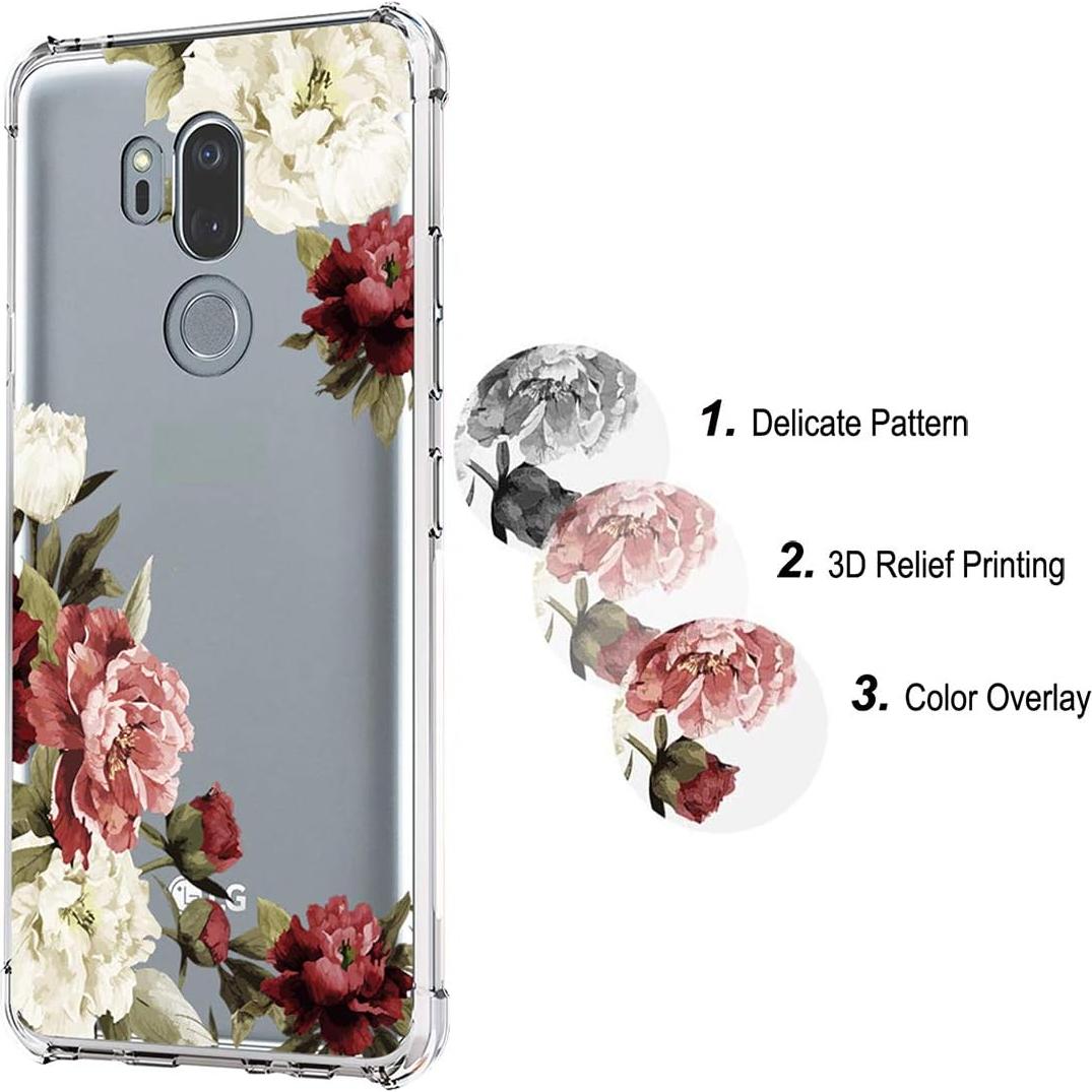 Funda TPU Floral Clara para LG G7 ThinQ - Protección Ligera