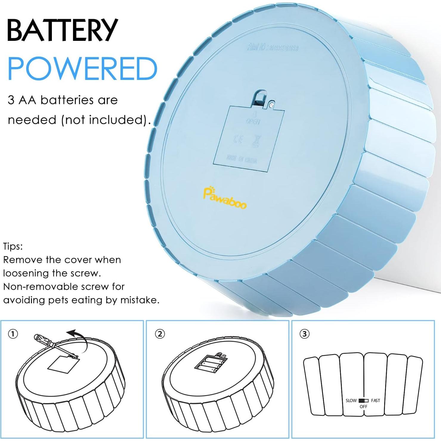 Juguete Interactivo para Gatos Pawaboo Teaser Automático Azul