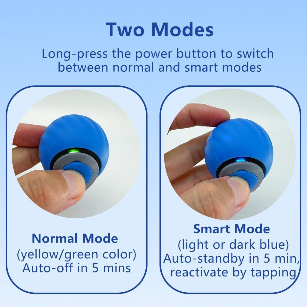 Pelota Interactiva para Gatos Genérico CIB Azul - Juguete Automático