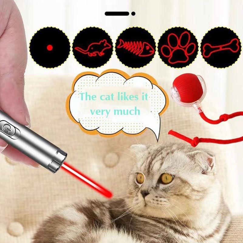 Juego Interactivo para Gatos Joyandu ZK-8 con Luz LED y 3 Modos