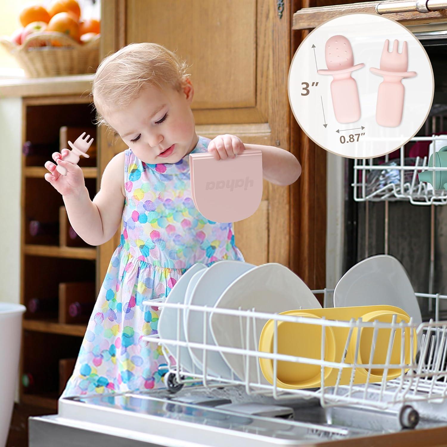 Set de Platos Plegables para Bebés Yahaa - Silicona Libre de BPA