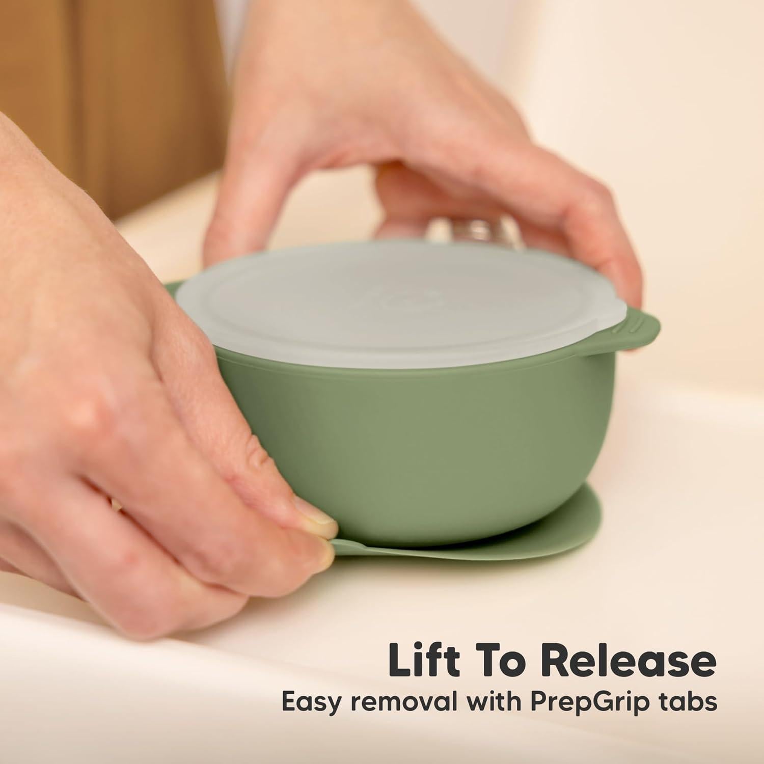 Cuencos de Silicona para Bebés KeaBabies con Succión - 2 Piezas