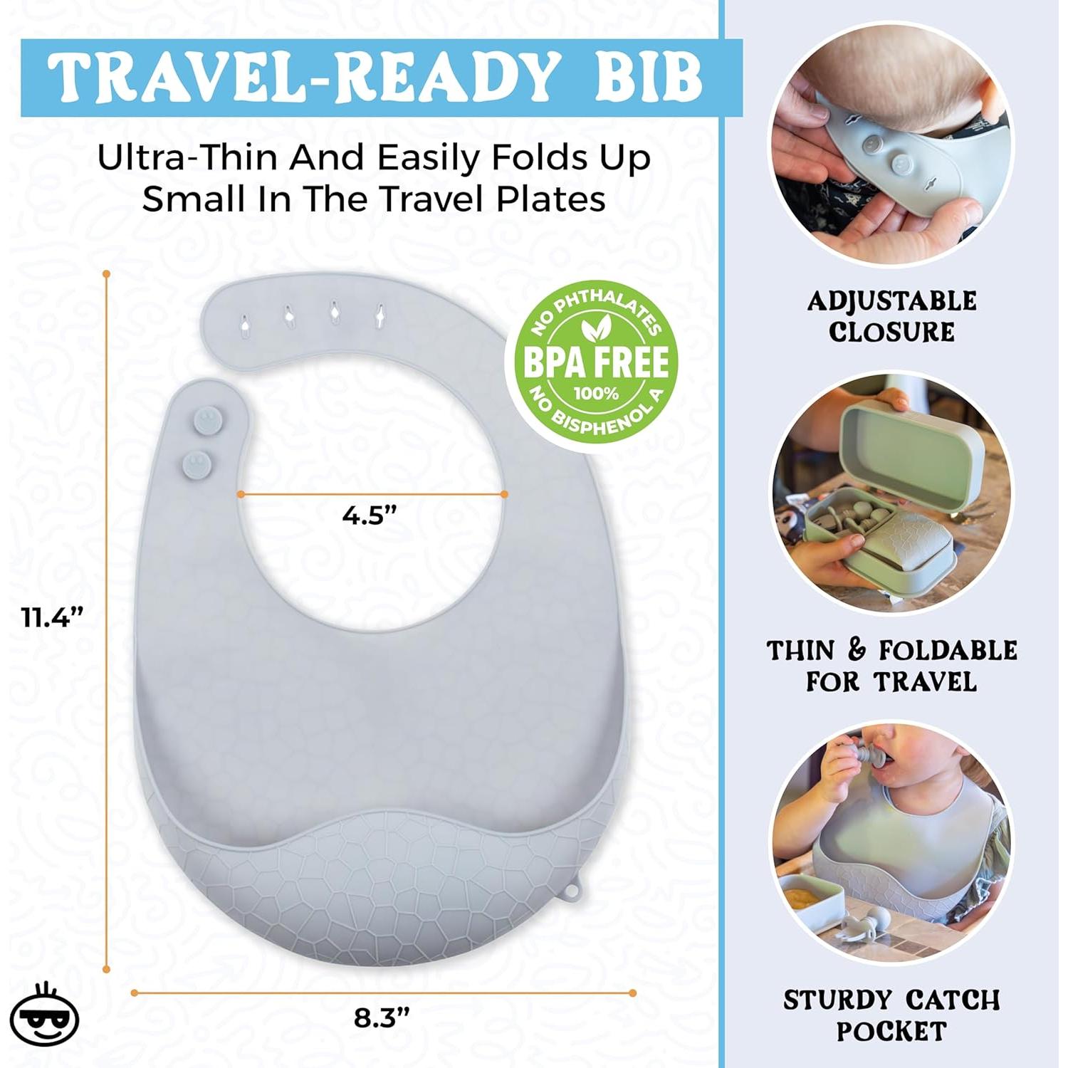 Set de Alimentación Portátil Palz and Pandy - 6 Piezas Silicona