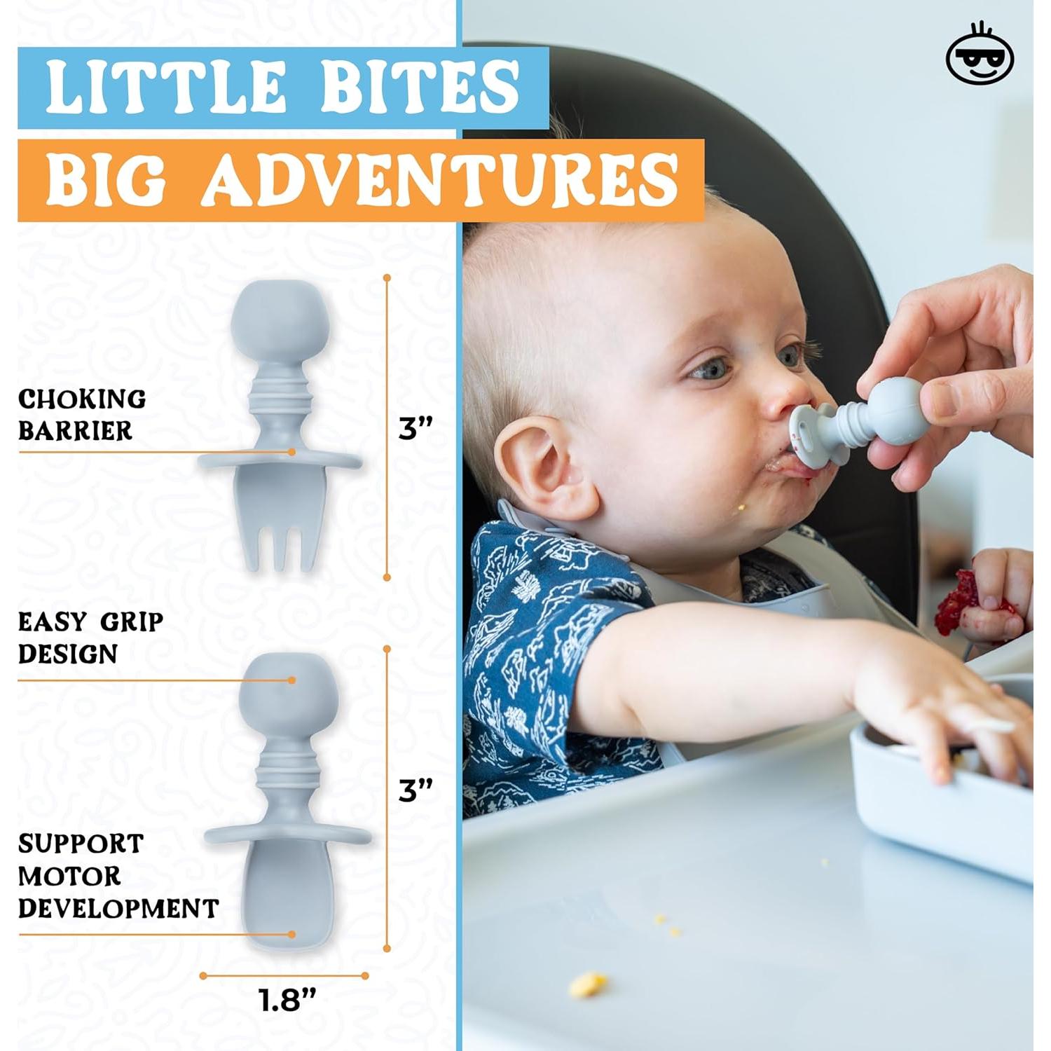 Set de Alimentación Portátil Palz and Pandy - 6 Piezas Silicona