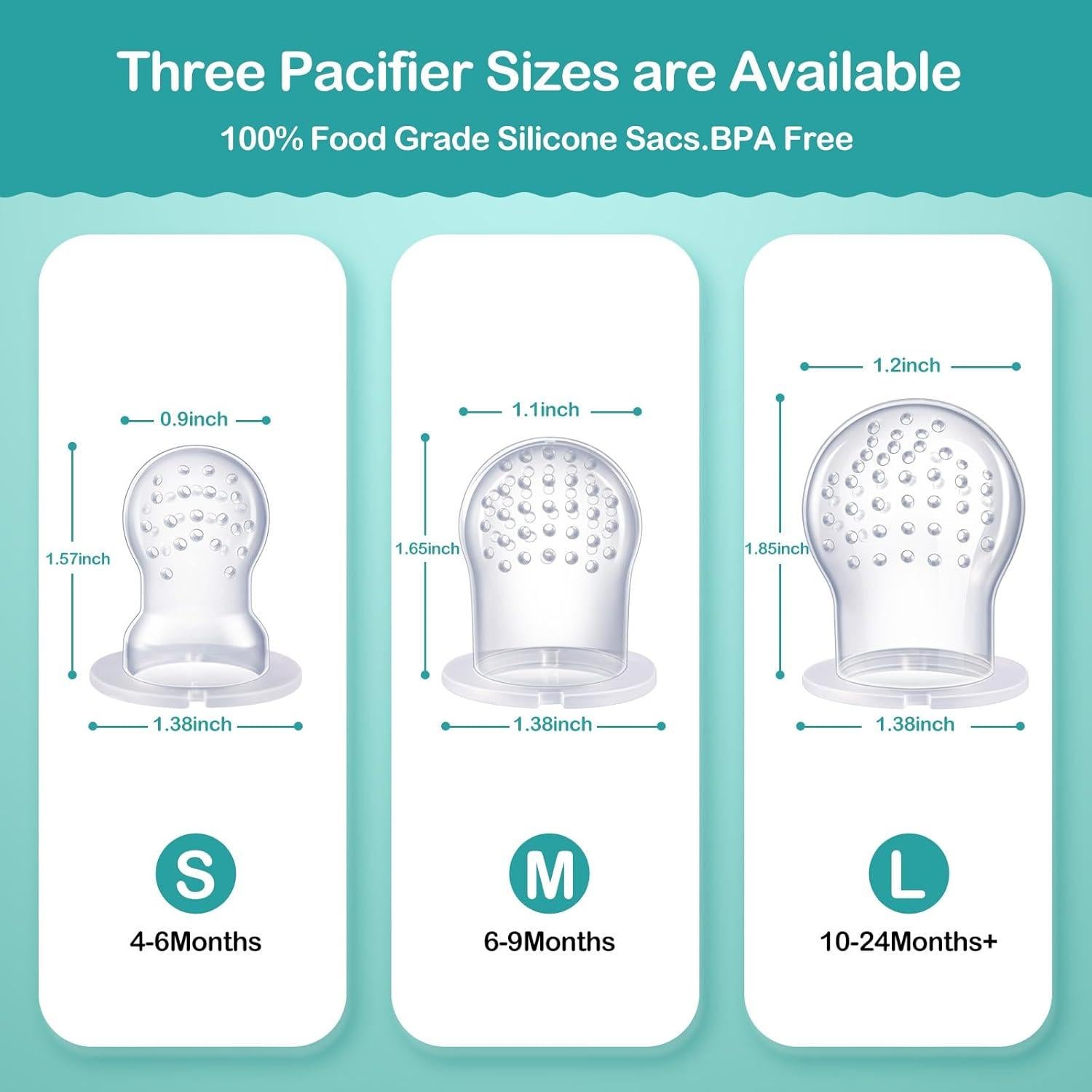 Extractor de Frutas para Bebés Jerkafye con Bandeja Congeladora