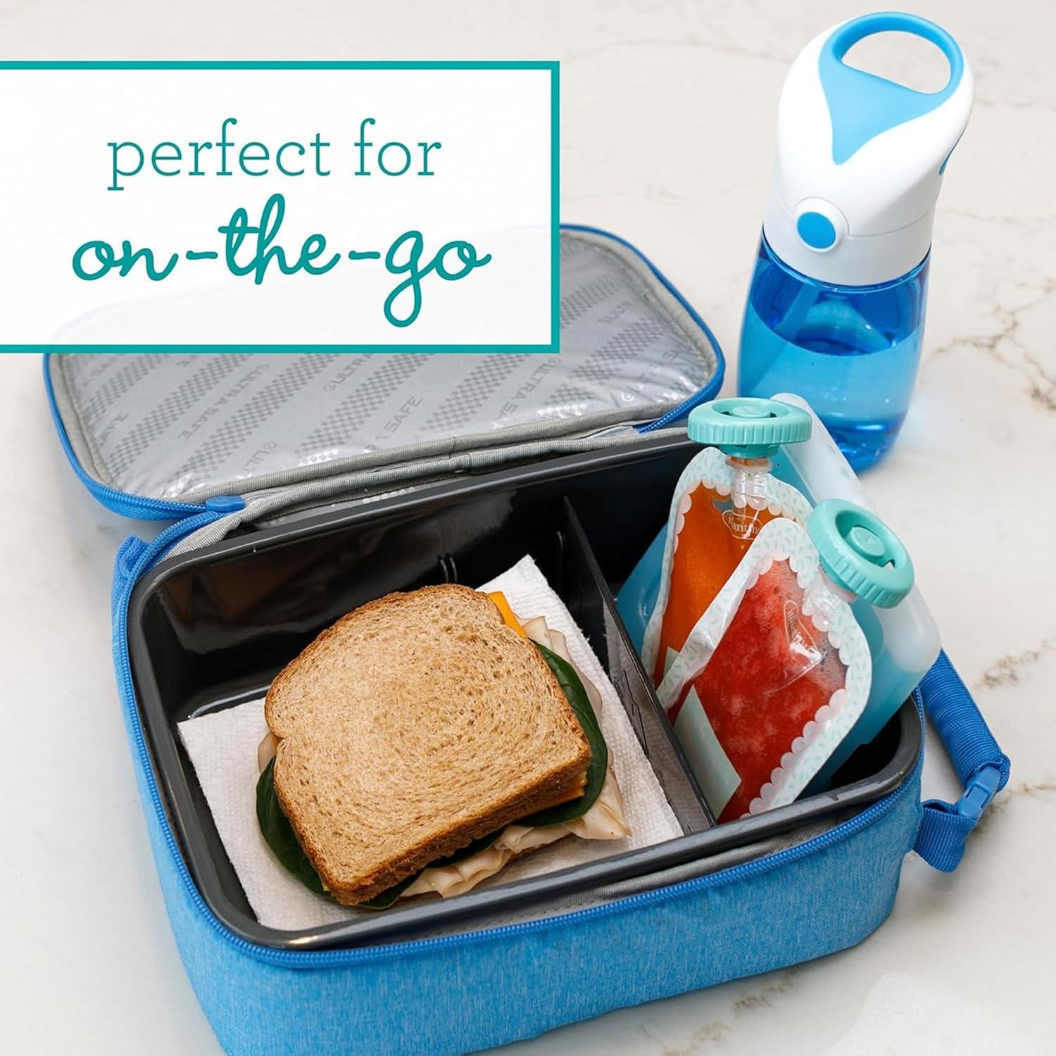 Estación de Compresión Infantino para Bebés Verde Azulado - Rellena 3 Bolsas