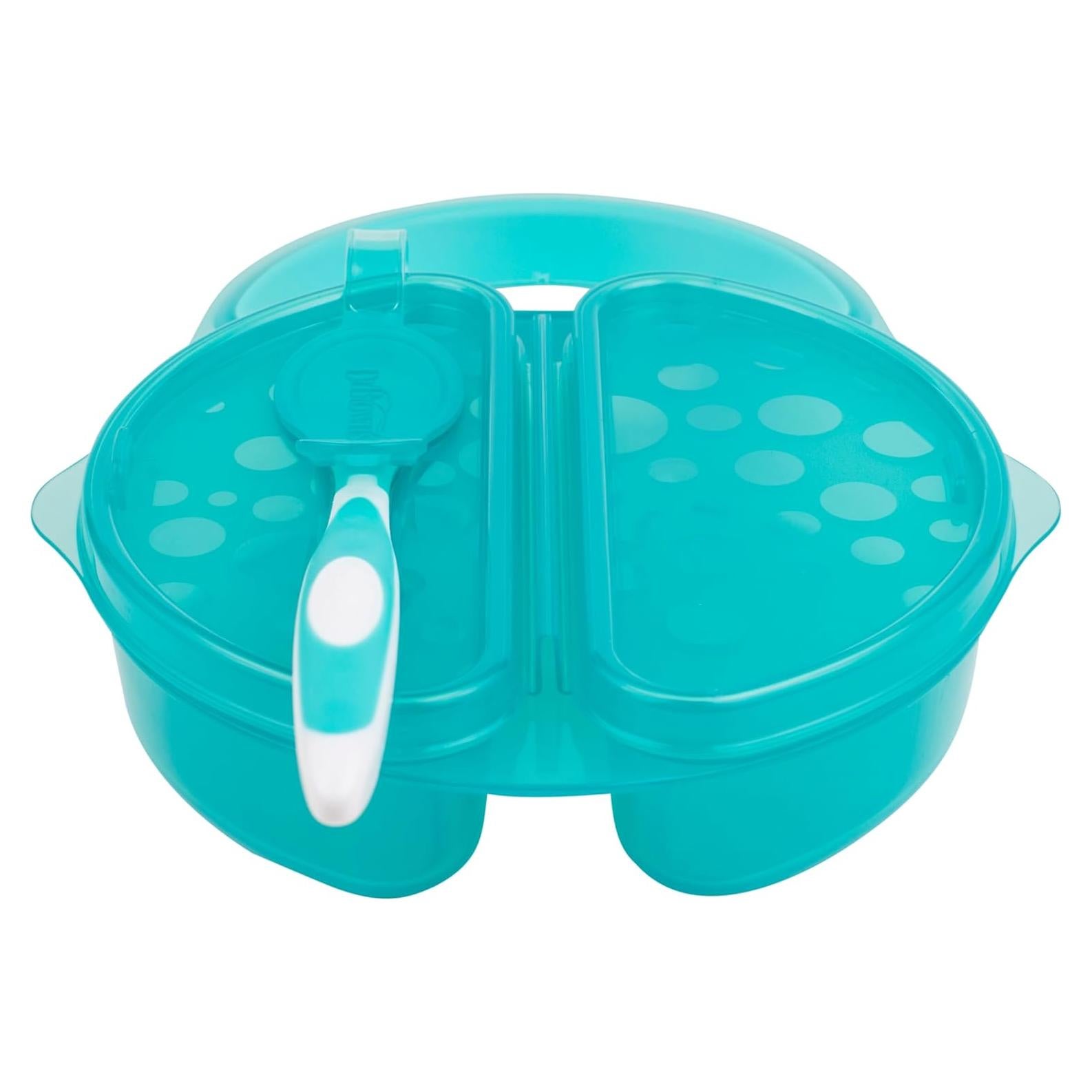 Tazón de Viaje Dr. Brown's con Cuchara, Dividido, 4m+, BPA Free