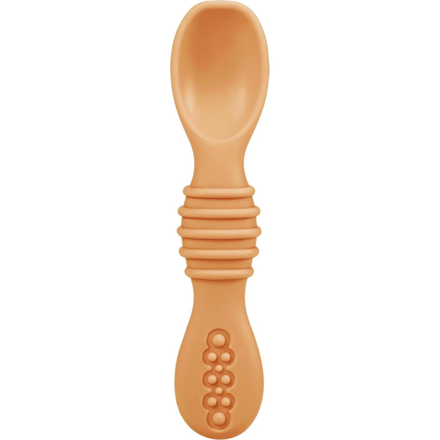 Cucharas de Silicona PandaEar 6 Piezas para Bebés 6-12 Meses